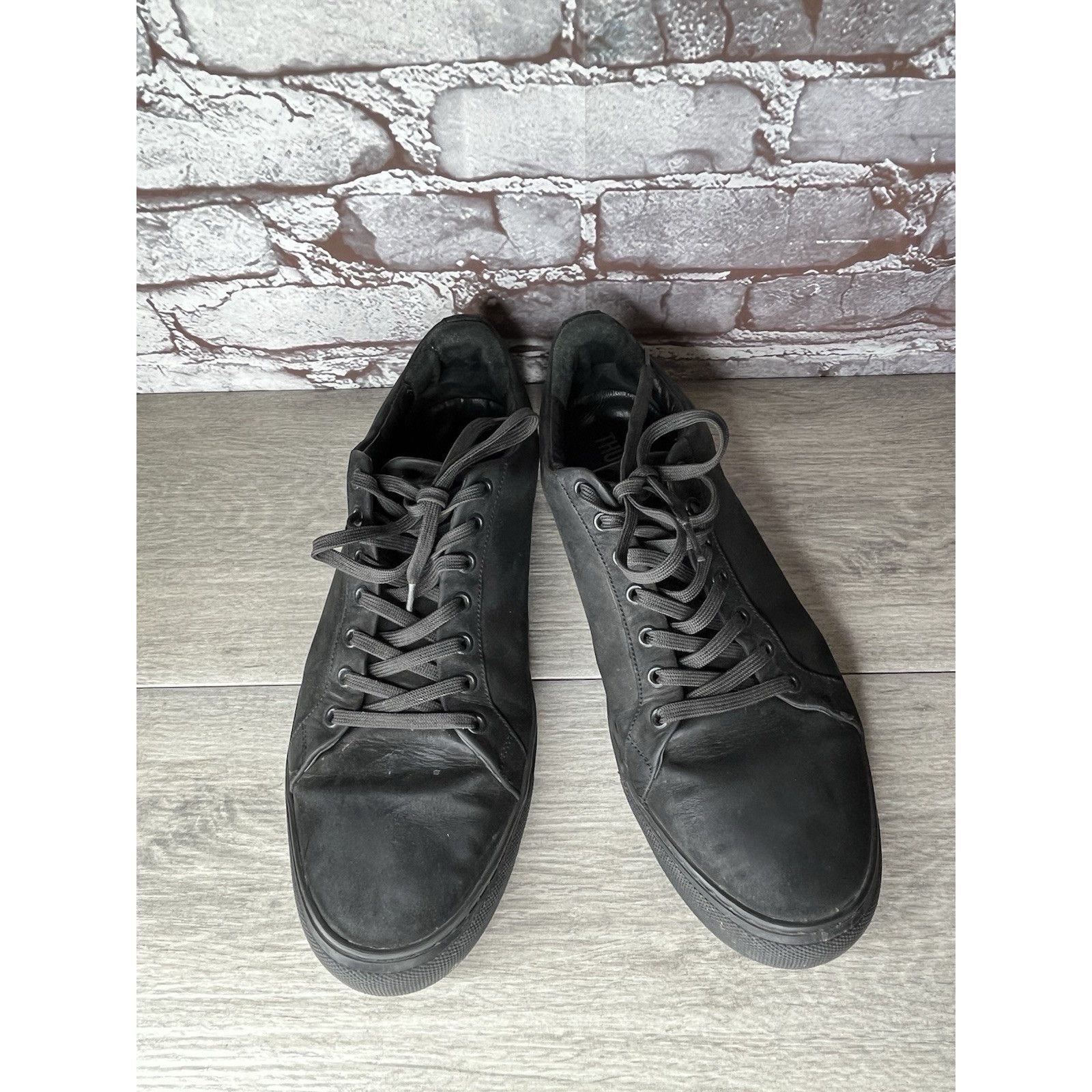Thursday Boot Company Thursday Everyday Triple Black Matte Premier Low Top Sneaker Size US 10 / EU 43 - 2 Thumbnail