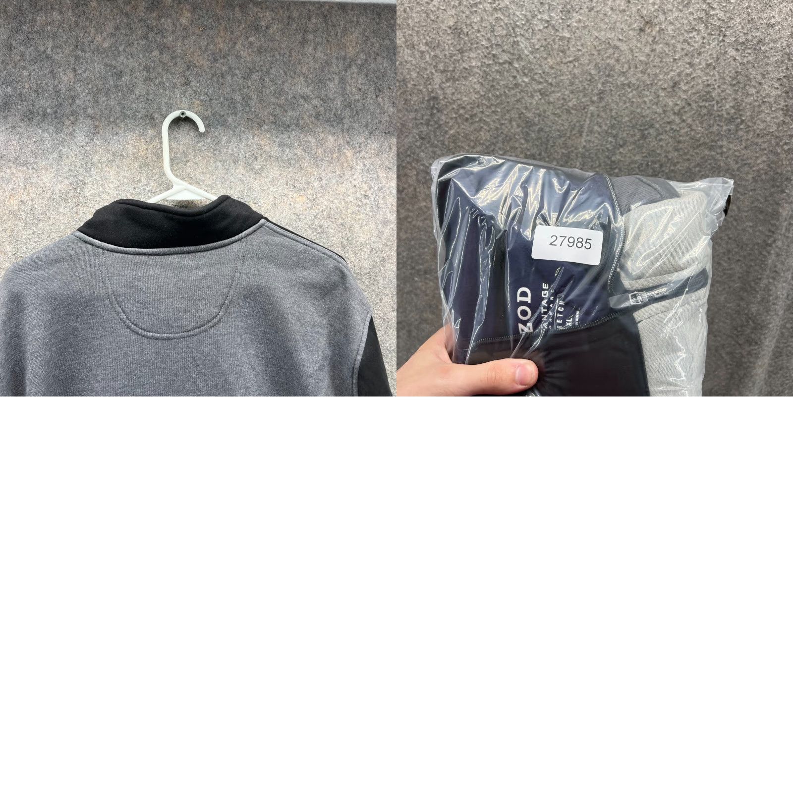 Izod VINTAGE Izod Sweater Mens XL Black Quarter Zip Pullover Advantage Performance Stretch Size US XL / EU 56 / 4 - 9 Thumbnail