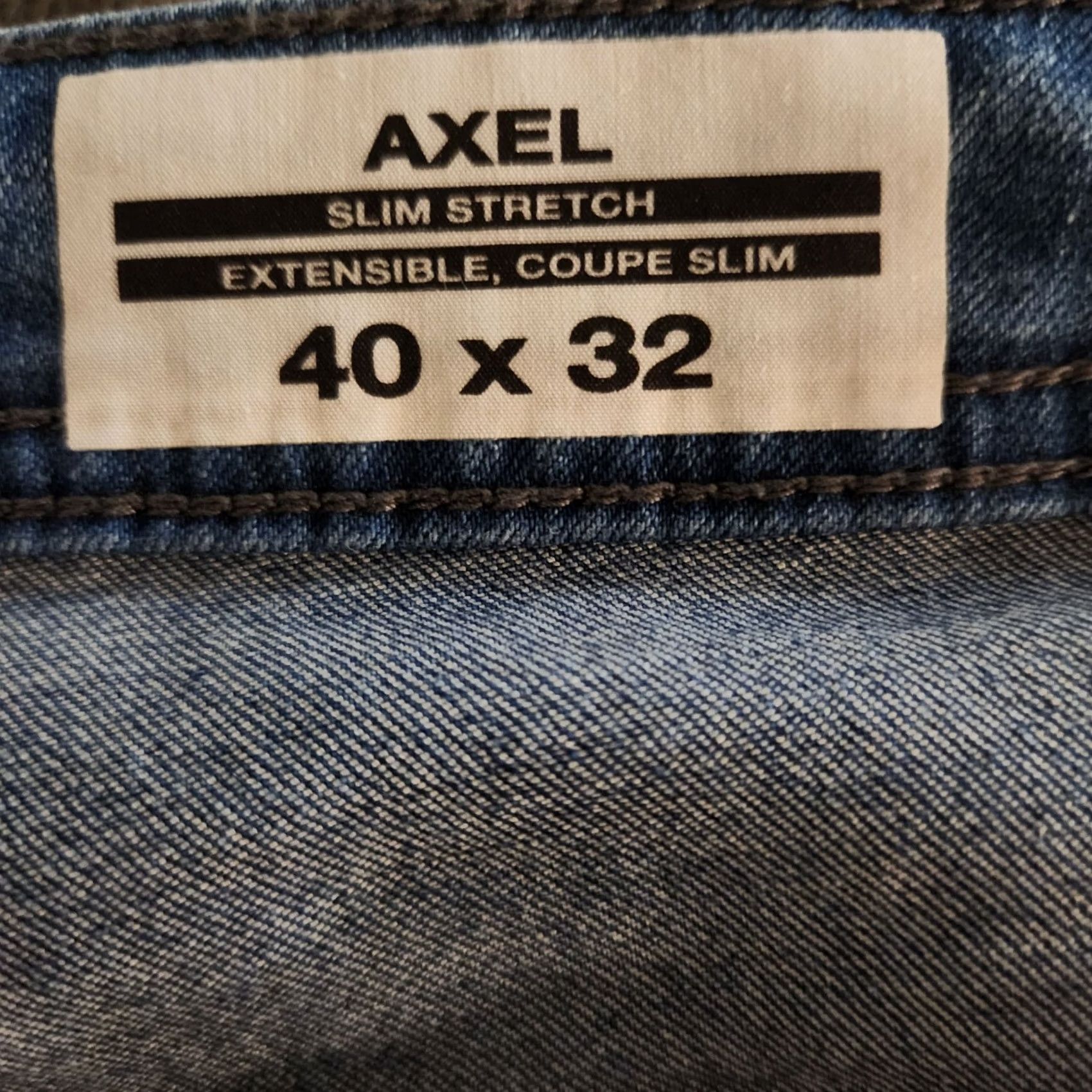 Buffalo David Bitton Buffalo David Bitton Jeans Mens 40 x 32 Axel-X Slim Stretch Blue Denim Jeans Slim Men Size US 40 / EU 56 - 7 Thumbnail