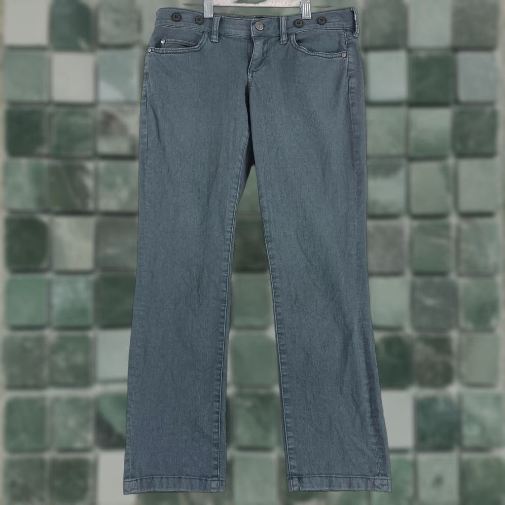 Vintage Pilcro Jeans Womens Size 26 Green Low-Rise Straight Casual Jeans Size 26" / US 2 / IT 38 - 1 Thumbnail