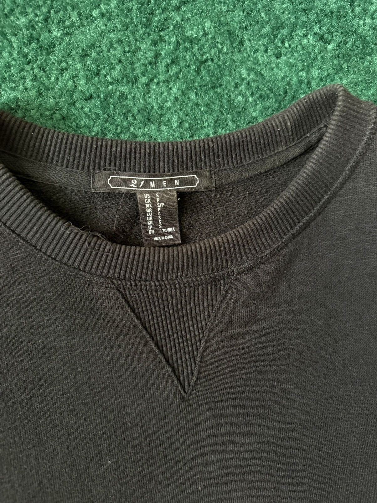 Forever 21 21MEN Oversized Short-Sleeve Sweatshirt Size US M / EU 48-50 / 2 - 2 Thumbnail