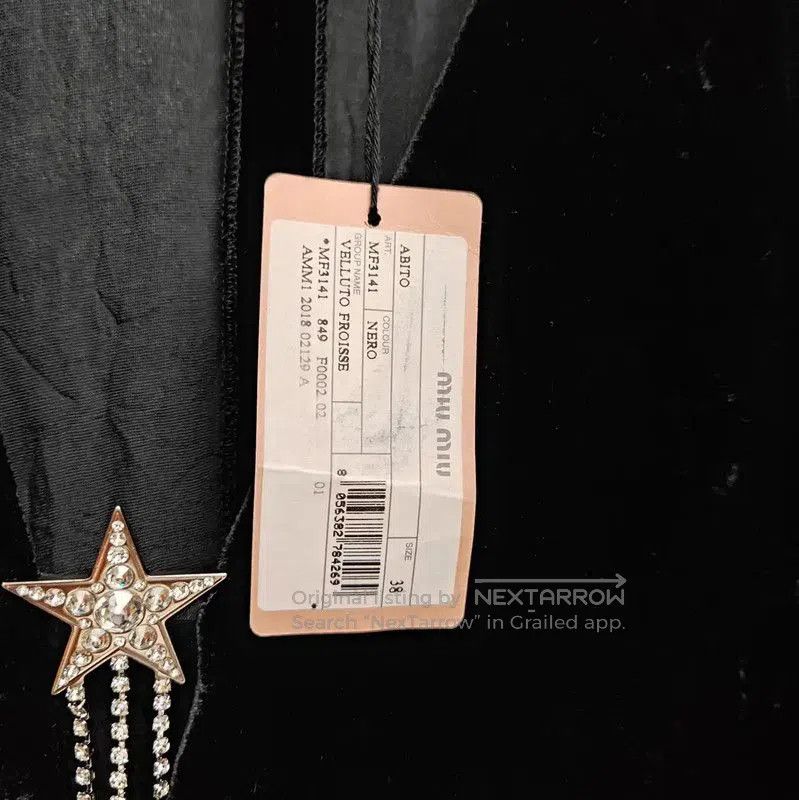 Miu Miu Miu Miu Black Long Sleeve Dress for Women . Size S / US 4 / IT 40 - 4 Thumbnail