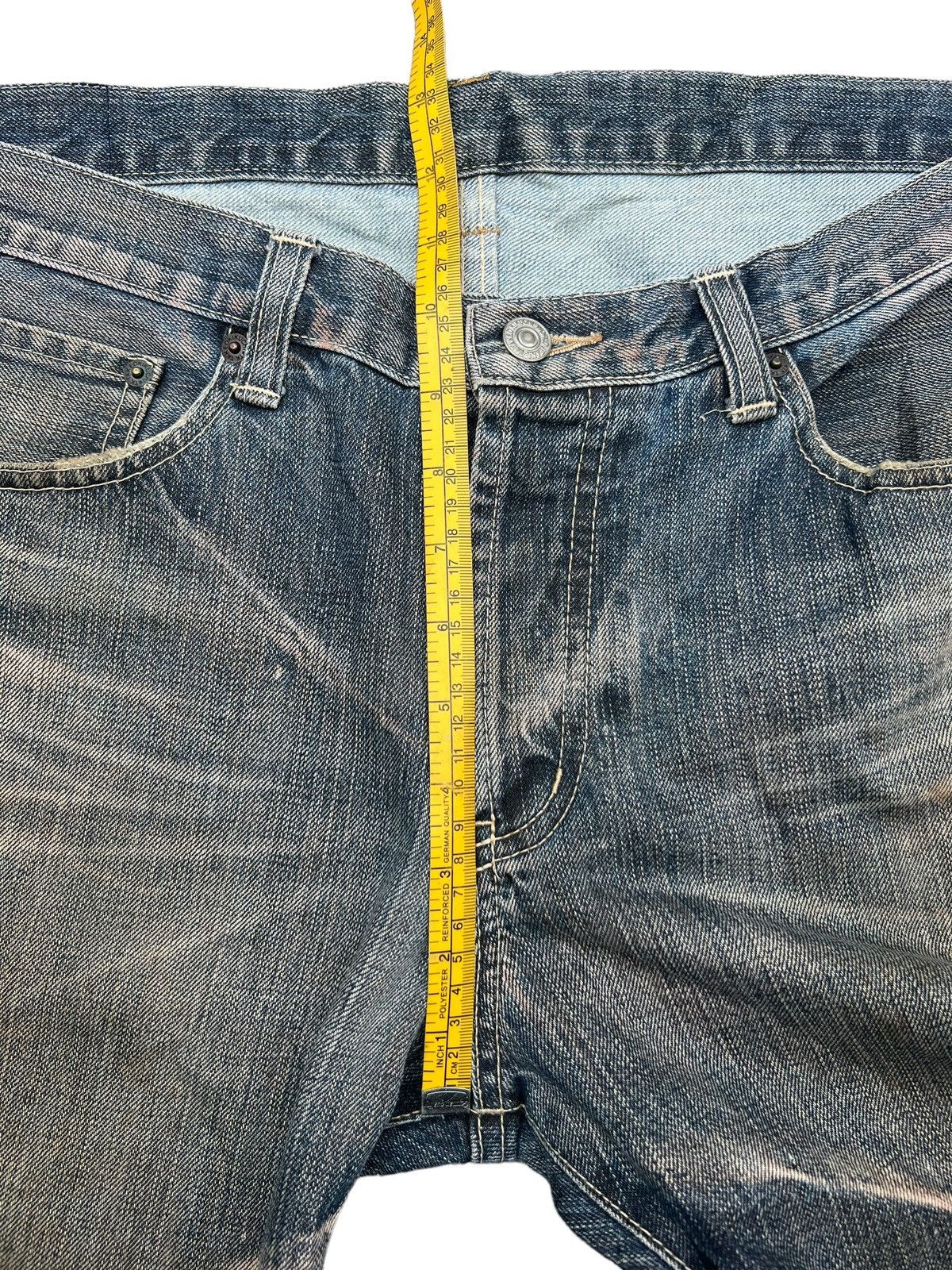 Takeo Kikuchi Takeo Kikuchi Japan Mudwash Straight Cut Denim Jeans 36x32 Size US 36 / EU 52 - 12 Thumbnail