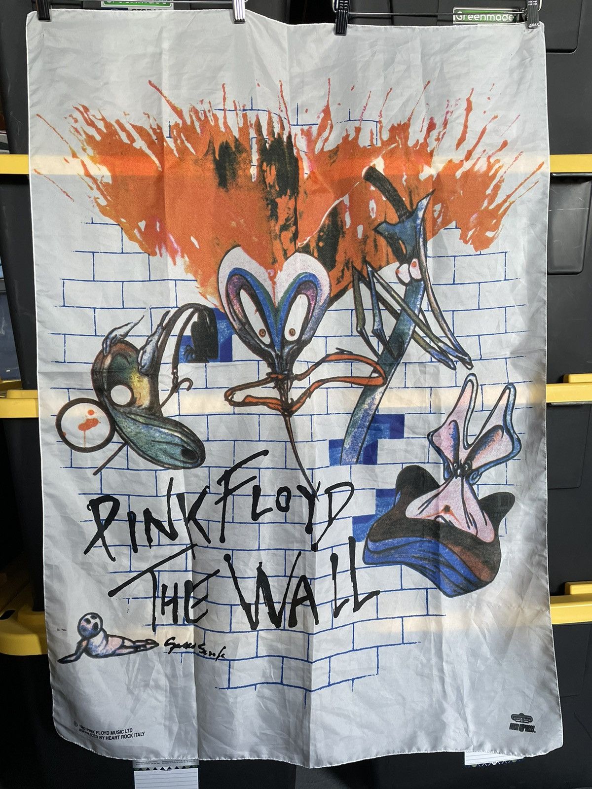Pink Floyd × Vintage Pink Floyd Winterland 1982 Banner Size ONE SIZE - 1 Thumbnail