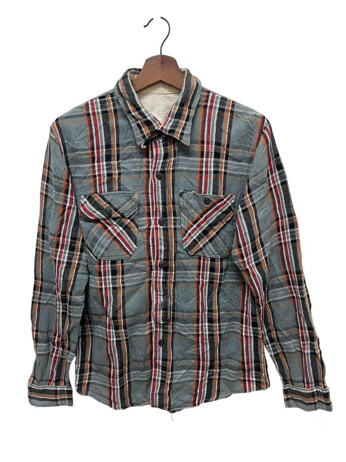 Flannel × Oshkosh × Vintage VINTAGE OSHKOSH BGOSH WESTERN TARTAN FLANNEL WOOL Size US M / EU 48-50 / 2 - 1 Thumbnail