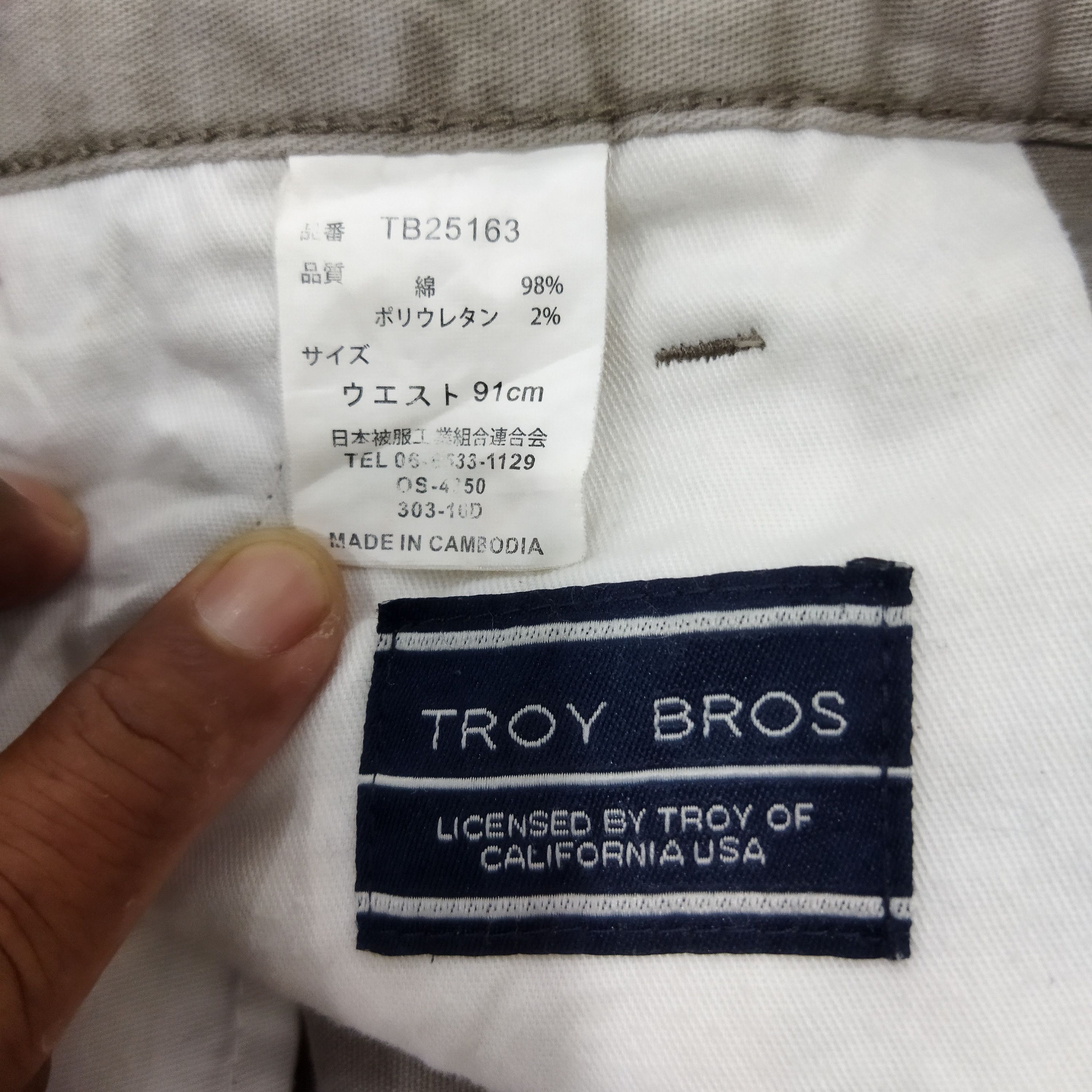 Japanese Brand TROY BROS GREY CARGO PANTS Size US 34 / EU 50 - 10 Thumbnail