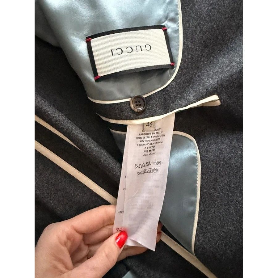 Gucci Gucci Men Wool Jacket Blazer Size IT46 Small Size 36R - 11 Thumbnail