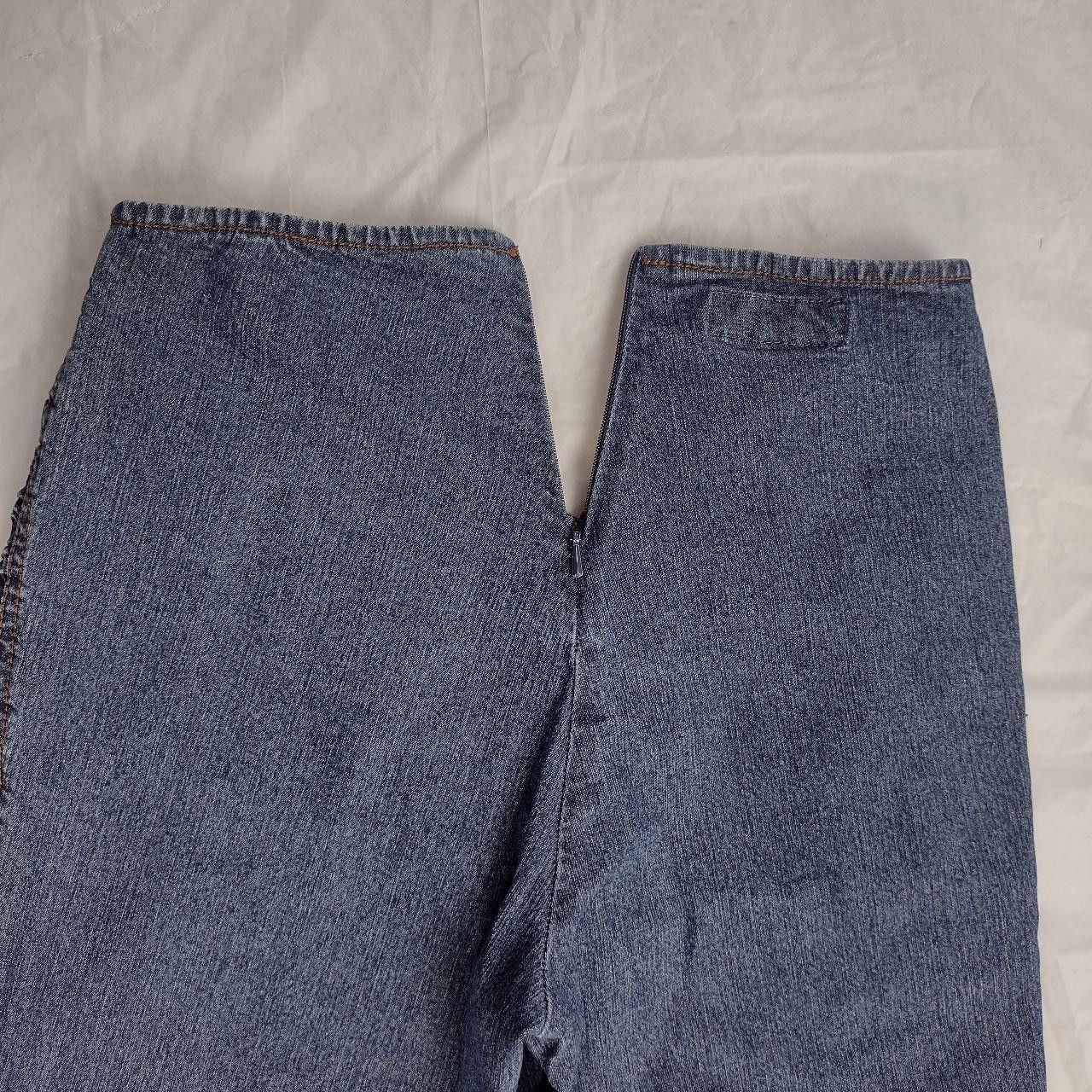 Vintage Adjustable low rise flair jeans Size 26" / US 2 / IT 38 - 6 Thumbnail