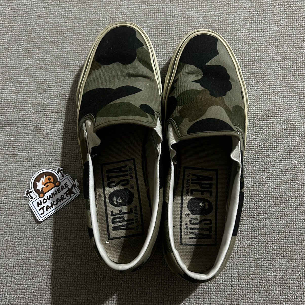 Bape 1st Camo Slip On Size US 7 / EU 40 - 2 Thumbnail