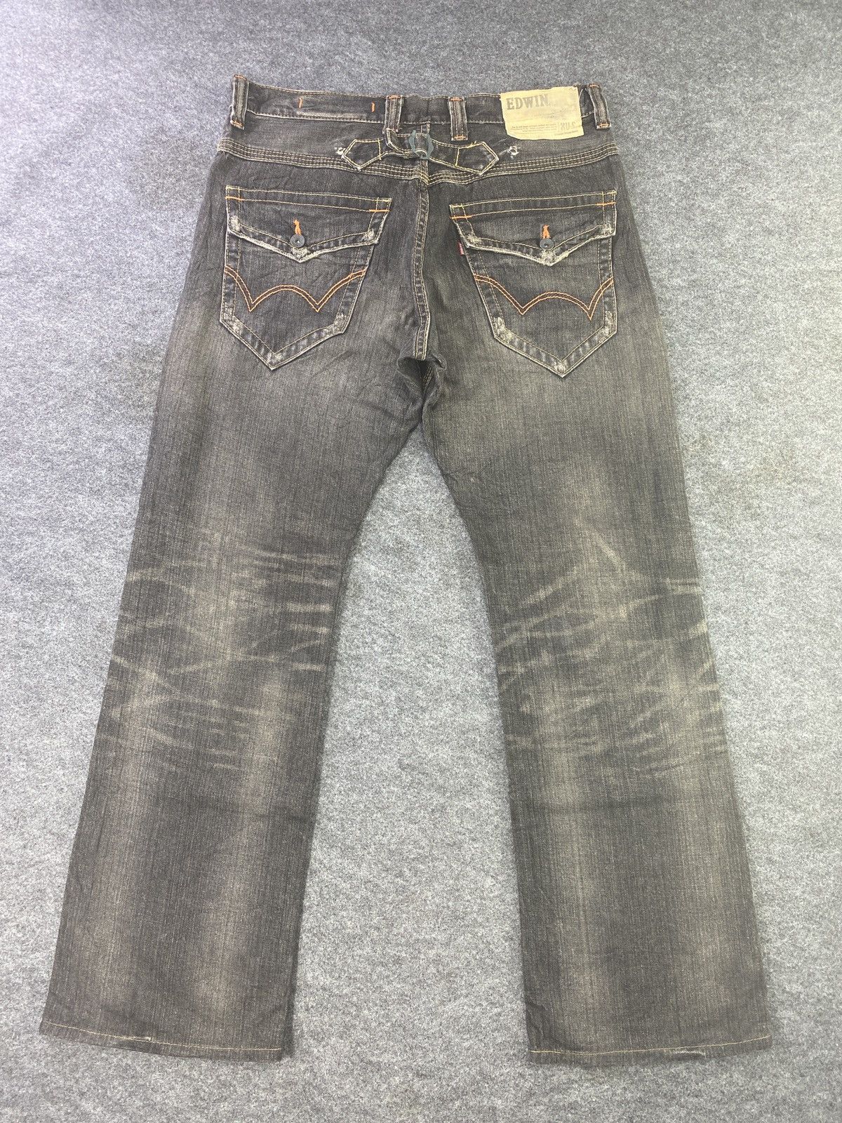 Edwin XV-S Rusty Black Wash Denim - J852
