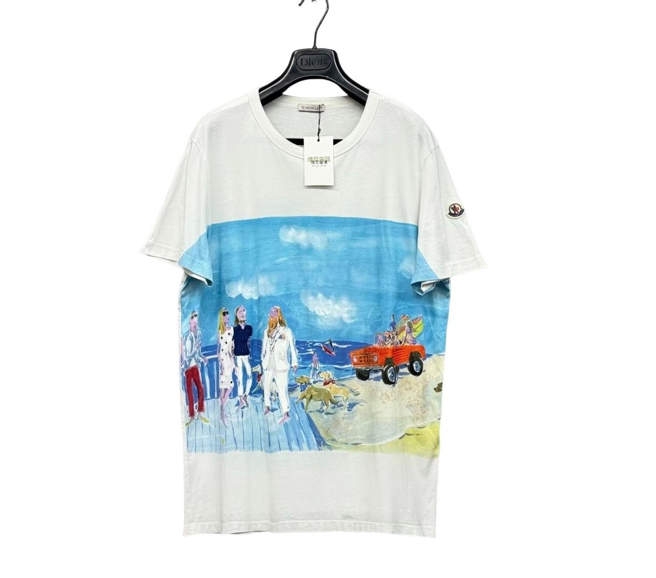 Moncler Moncler Scenic Graphic Sleeve Logo T-Shirt Size L Size US L / EU 52-54 / 3 - 1 Thumbnail
