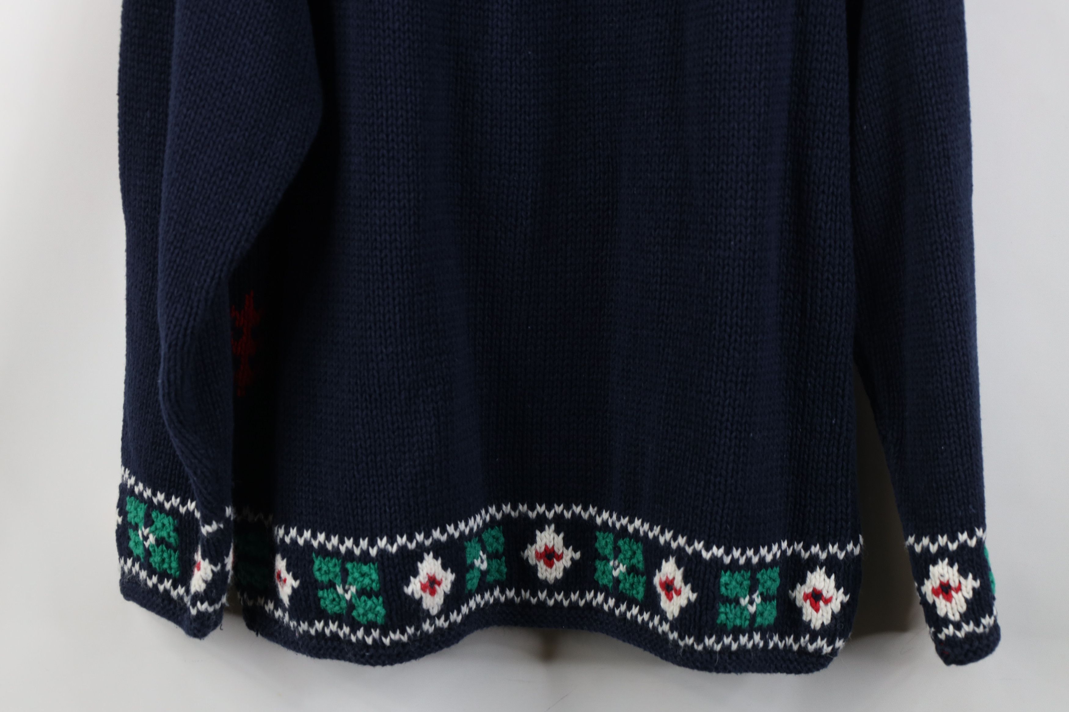 Vintage Vintage 90s Streetwear Cable Knit Fair Isle Ski Sweater Size S / US 4 / IT 40 - 11 Thumbnail