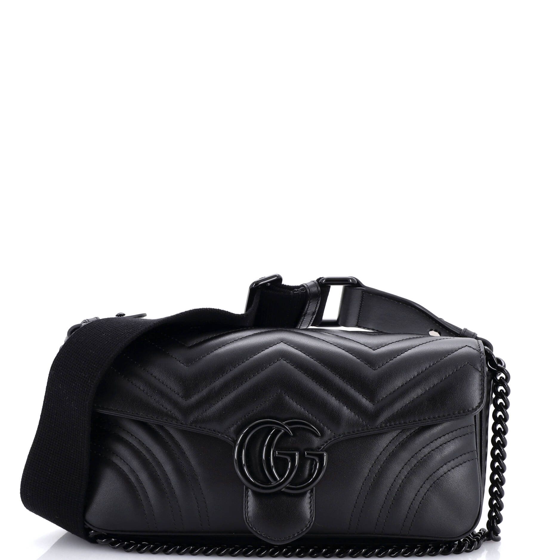 Gucci GG Marmont Monochrome Flap Bag Size ONE SIZE - 1 Thumbnail