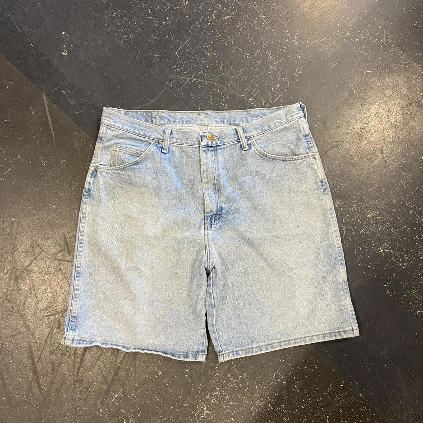 Vintage × Wrangler Vintage Light Wash Wrangler Jorts Size US 38 / EU 54 - 5 Thumbnail