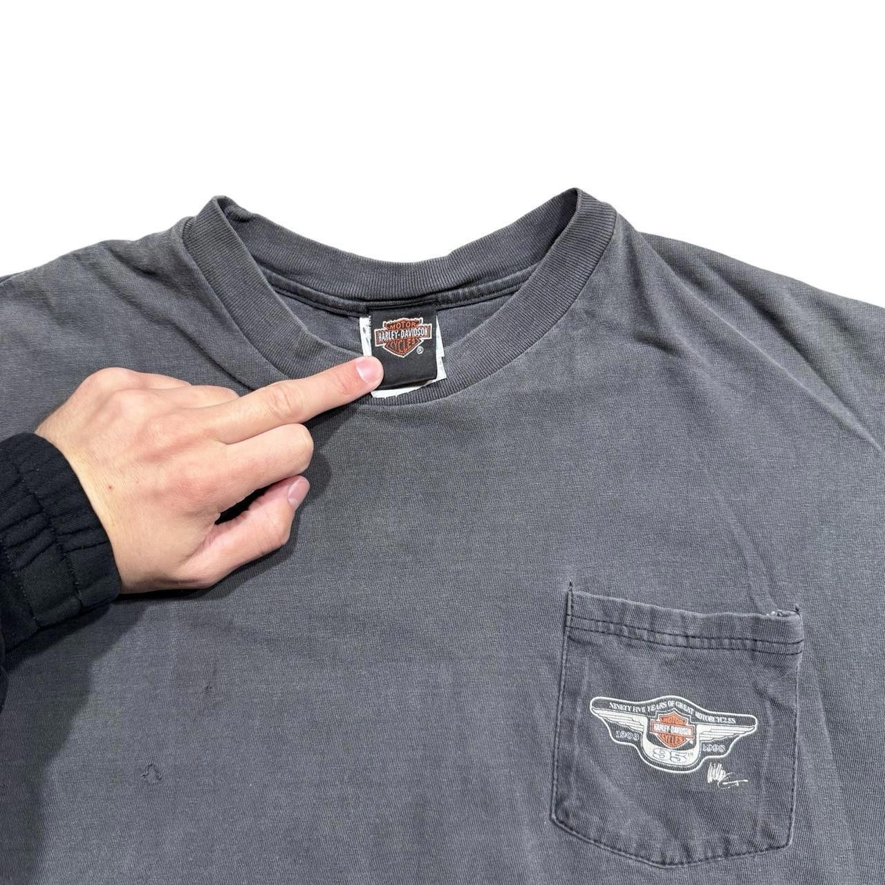 Designer Vintage Harley Davidson 95th Willie G Graphic T-Shirt Size US XL / EU 56 / 4 - 5 Thumbnail