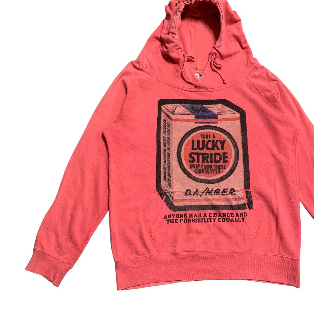 Japanese Brand Drastic High Vintage Lucky Stride Big Logo Hoodie Size US M / EU 48-50 / 2 - 2 Thumbnail