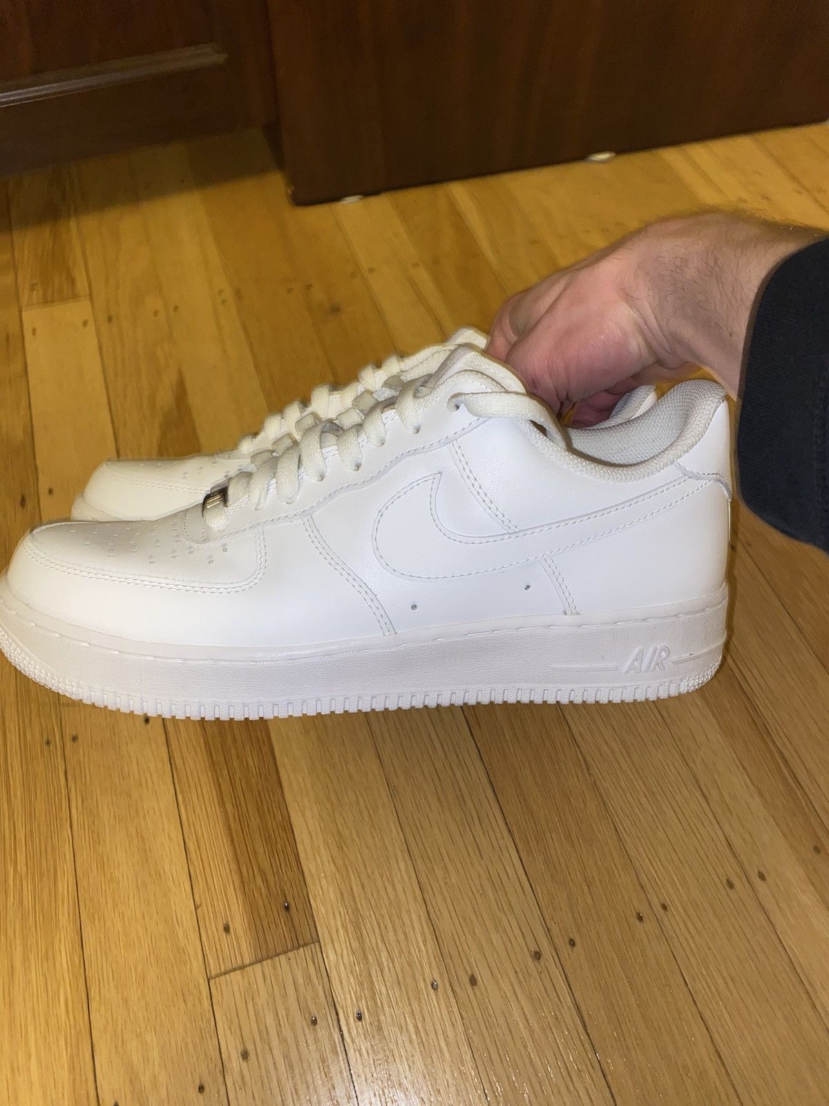 Nike White Air Force One's Size US 10.5 / EU 43-44 - 3 Thumbnail
