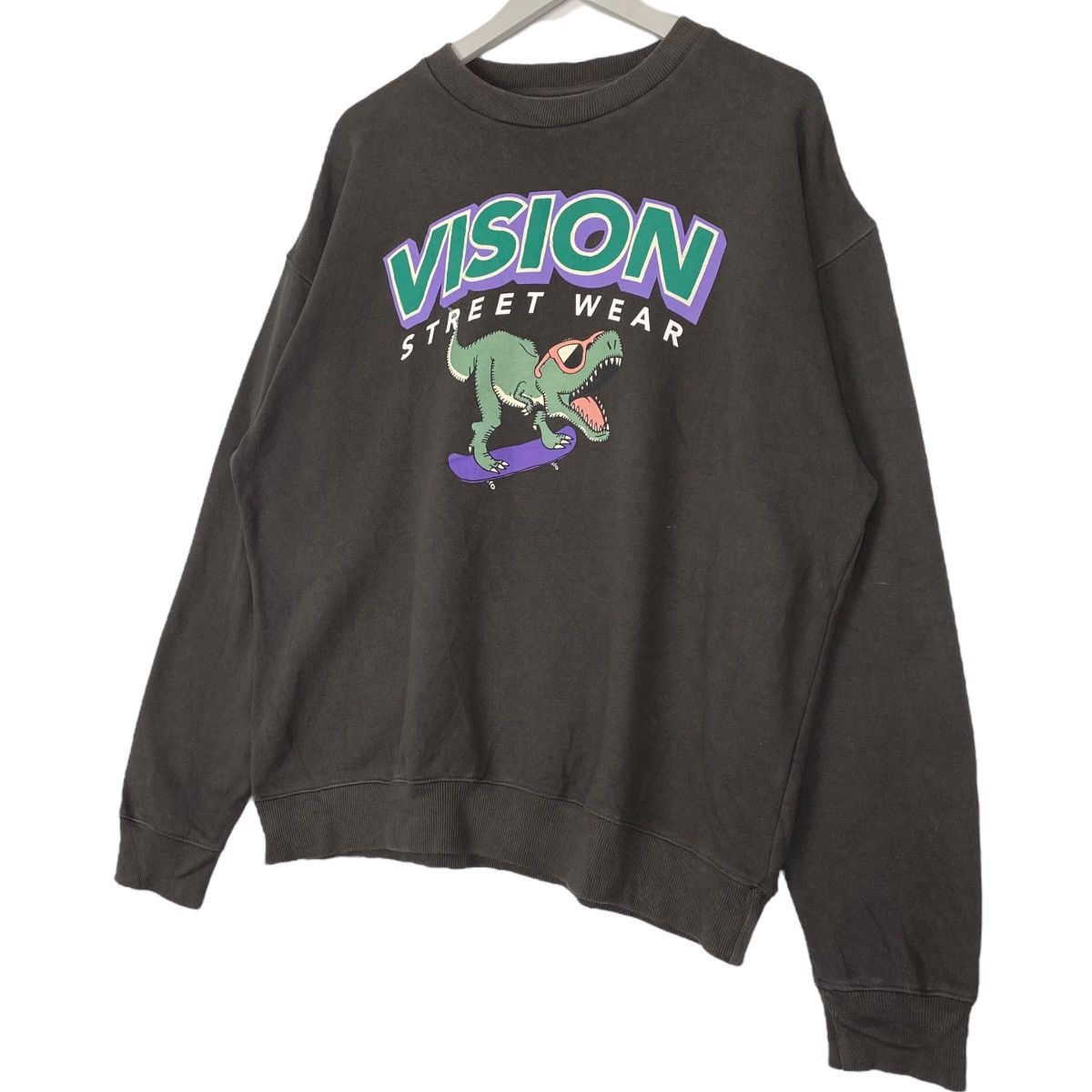 Vintage Vintage Vision Street Wear Crewneck Sweatshirt Brown Size L Size US L / EU 52-54 / 3 - 2 Thumbnail