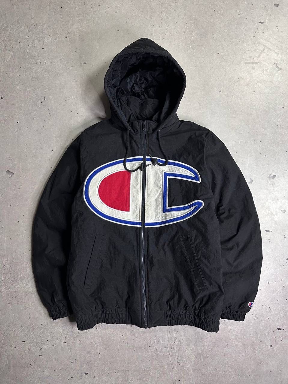 Supreme Supreme x Champion Hooded Jacket Big Logo Spellout M Y2K Size US M / EU 48-50 / 2 - 4 Thumbnail