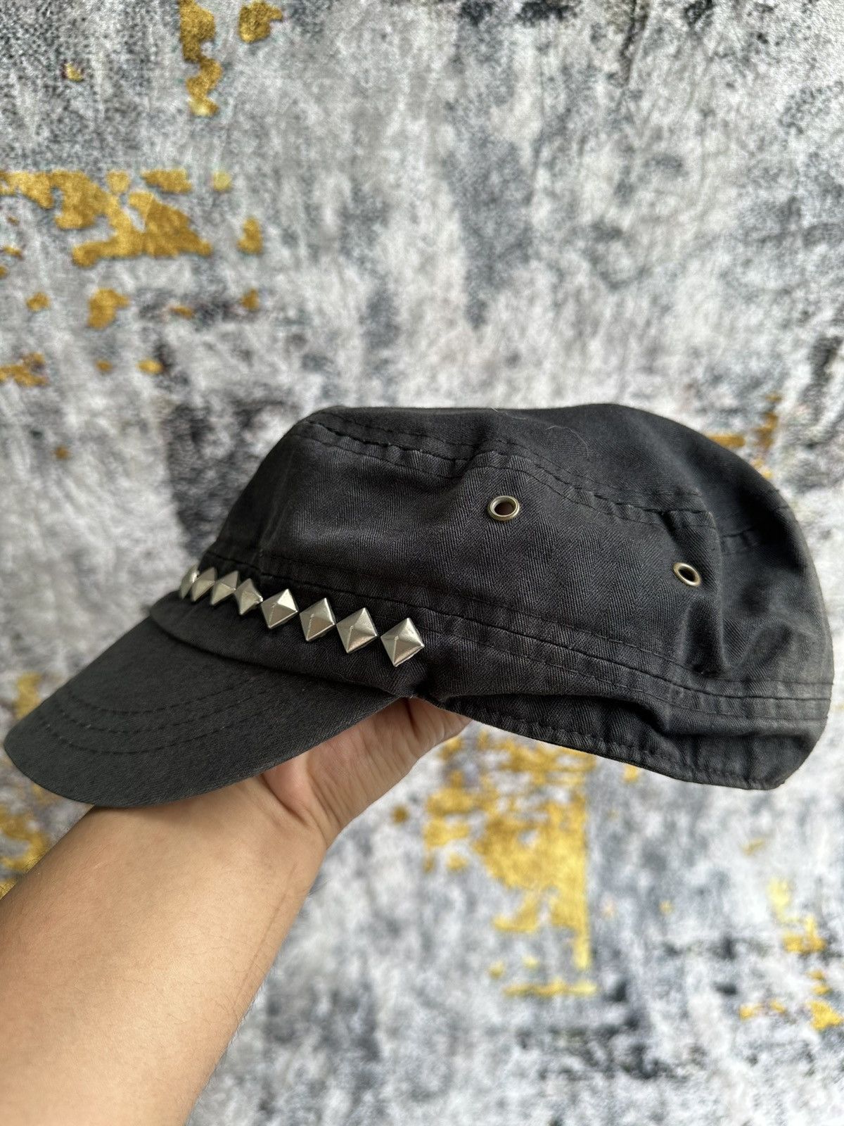 Le Grande Bleu (L.G.B.) CRAZY CADET SIMPLE STUDDED HAT Size ONE SIZE - 2 Thumbnail