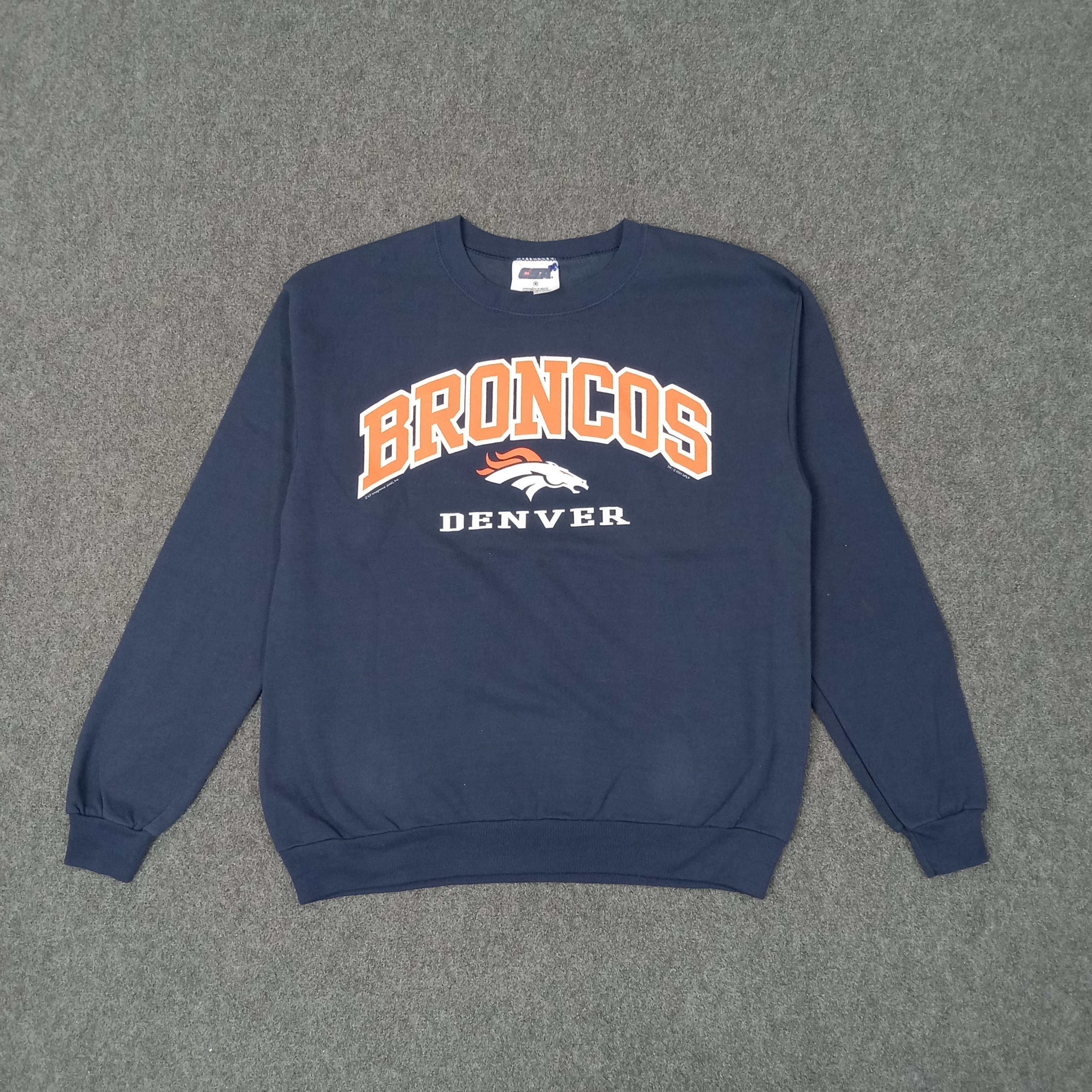 NFL Broncos Denver American Football Team Sweatshirt C253N8 Size US L / EU 52-54 / 3 - 1 Thumbnail
