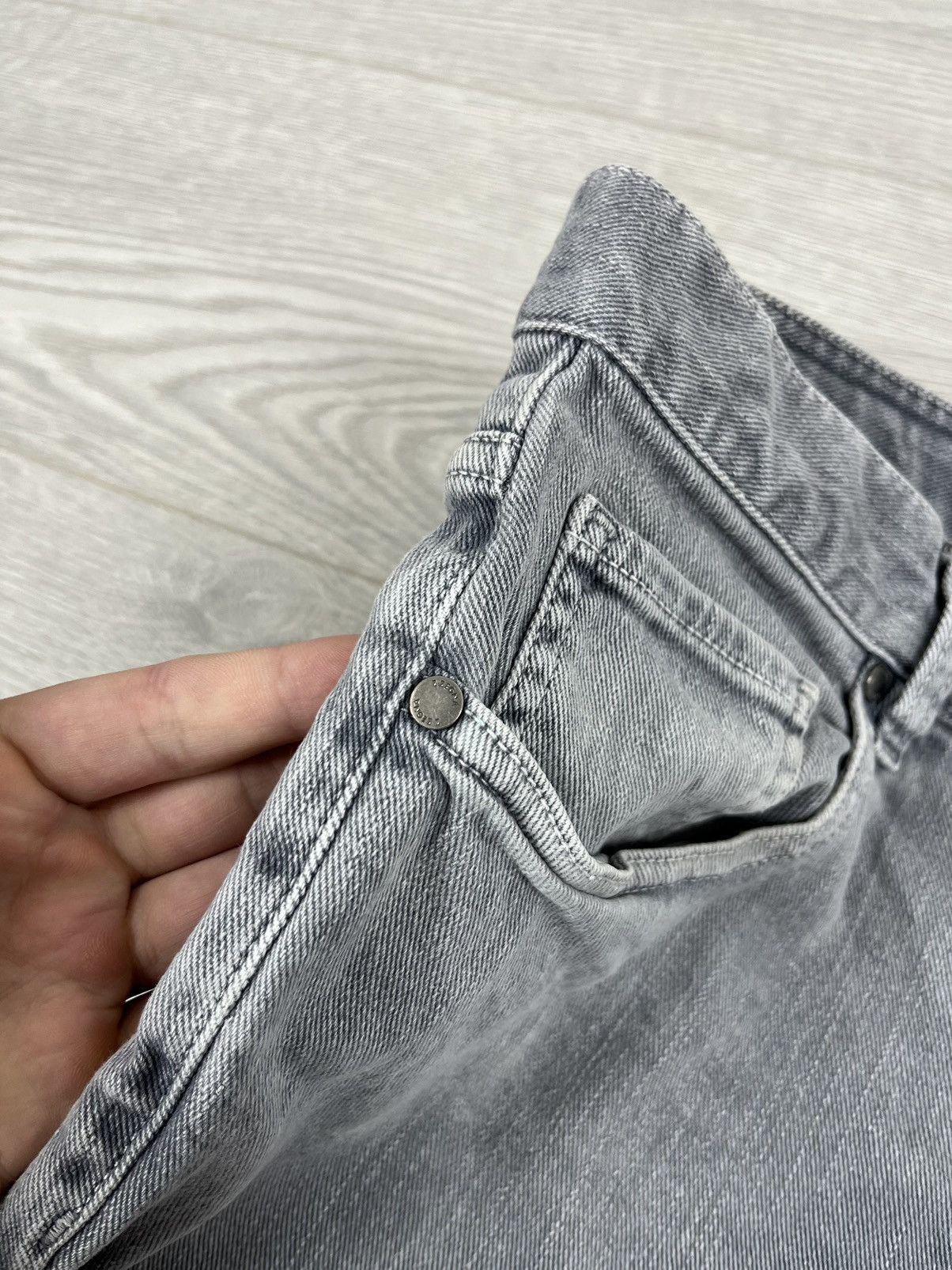 Z Zegna Z Zegna Luxury Grey Washed Denim Slim Pants 30 size Size US 30 / EU 46 - 9 Thumbnail