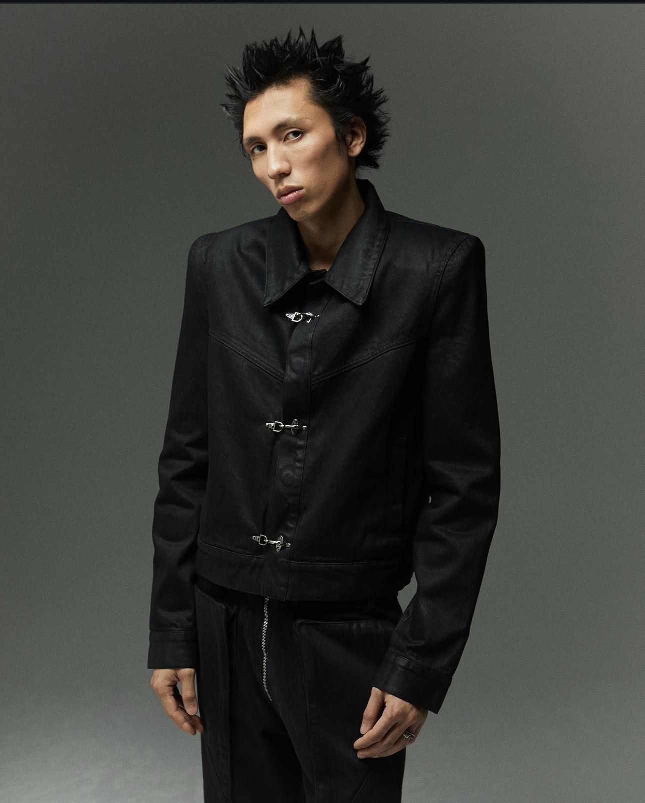 Unvain Studios UNVAIN STUDIOS “WAXED FITTED JACKET” Size US XS / EU 42 / 0 - 10 Thumbnail