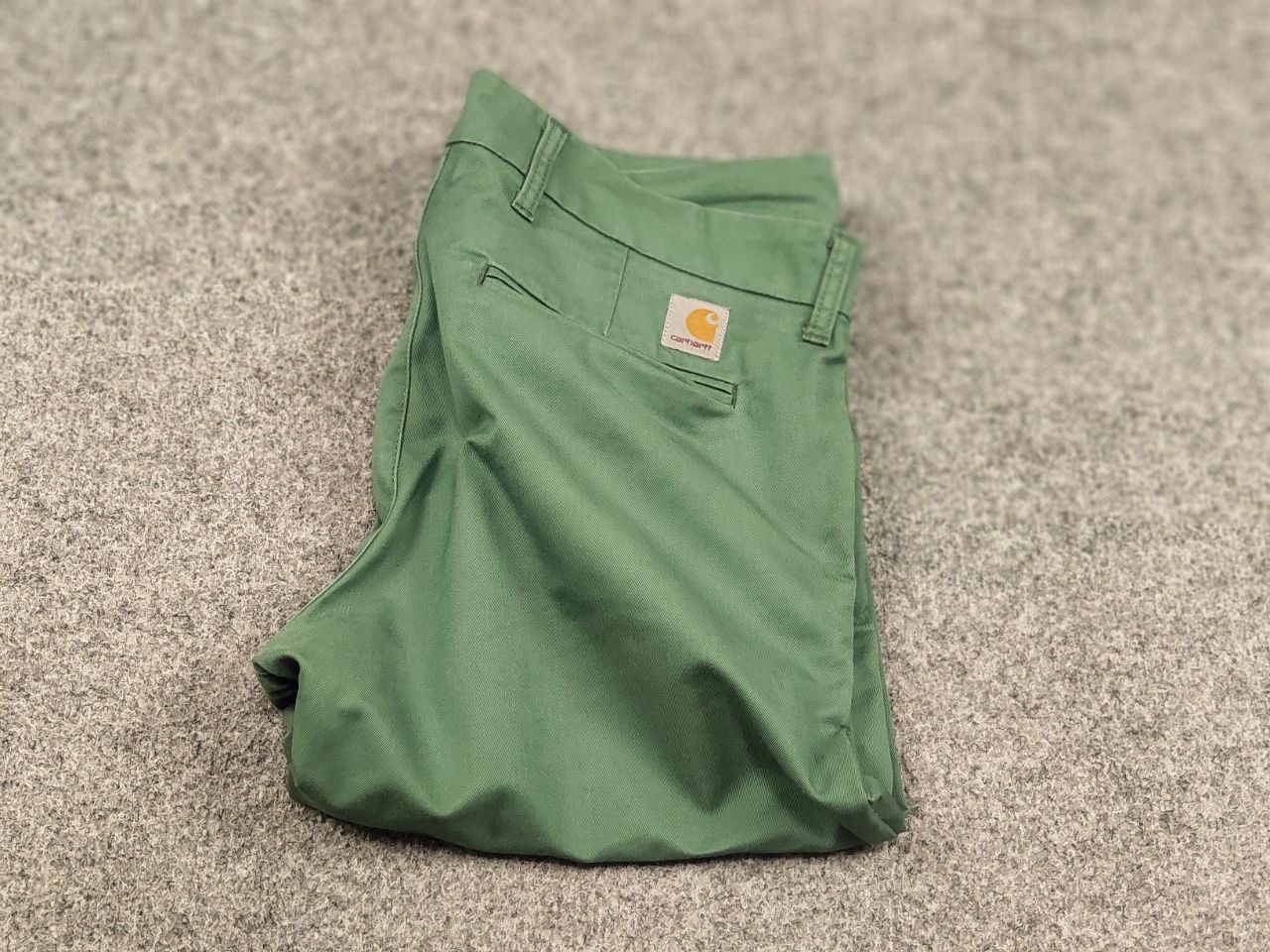 Carhartt Vintage Carhartt Logo Sid Light Green Chino Trouser Pants Size US 36 / EU 52 - 2 Thumbnail