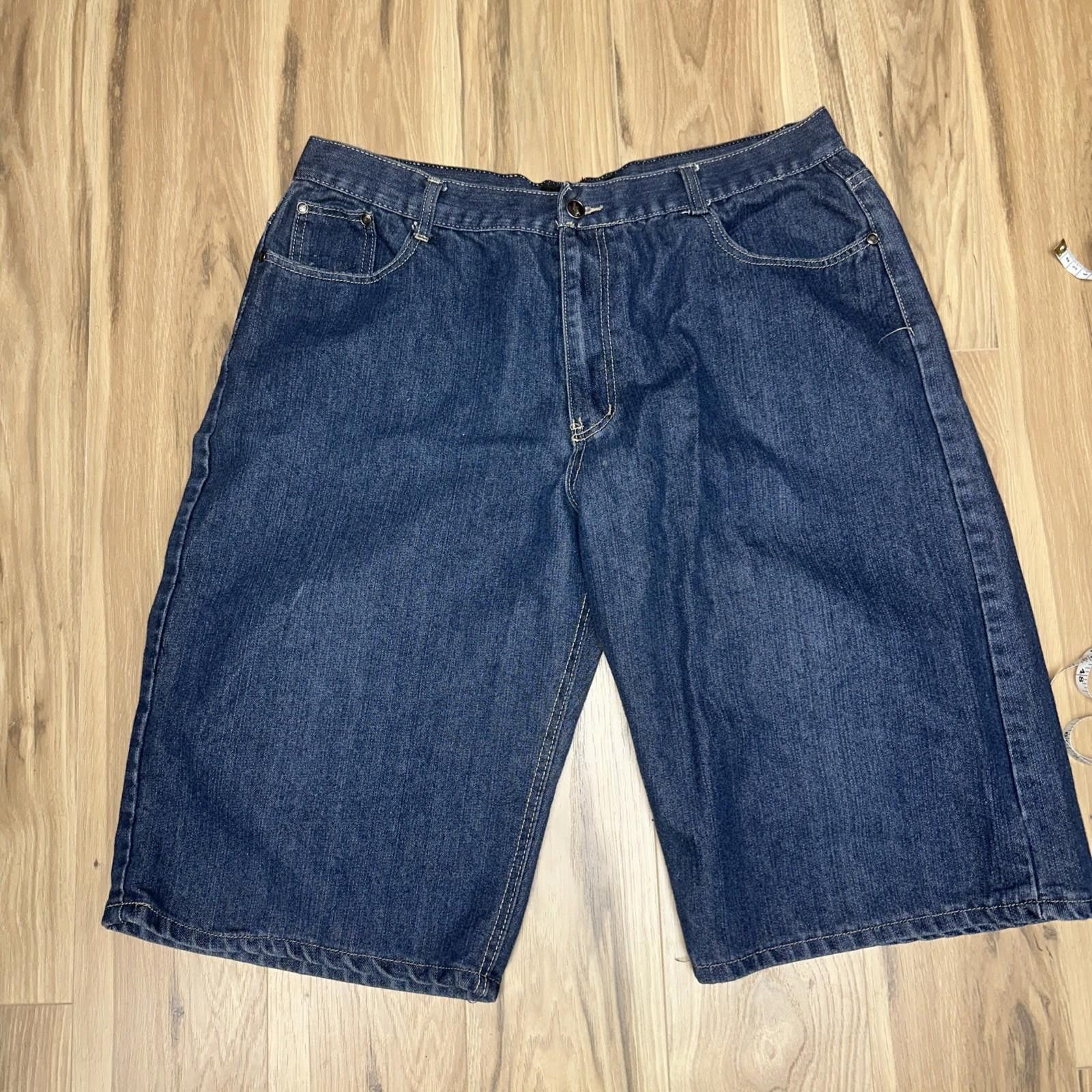 JEANERICA Jeanetix Blue Denim Hip Hop Bermuda Shorts Size 40 Size US 40 / EU 56 - 1 Thumbnail