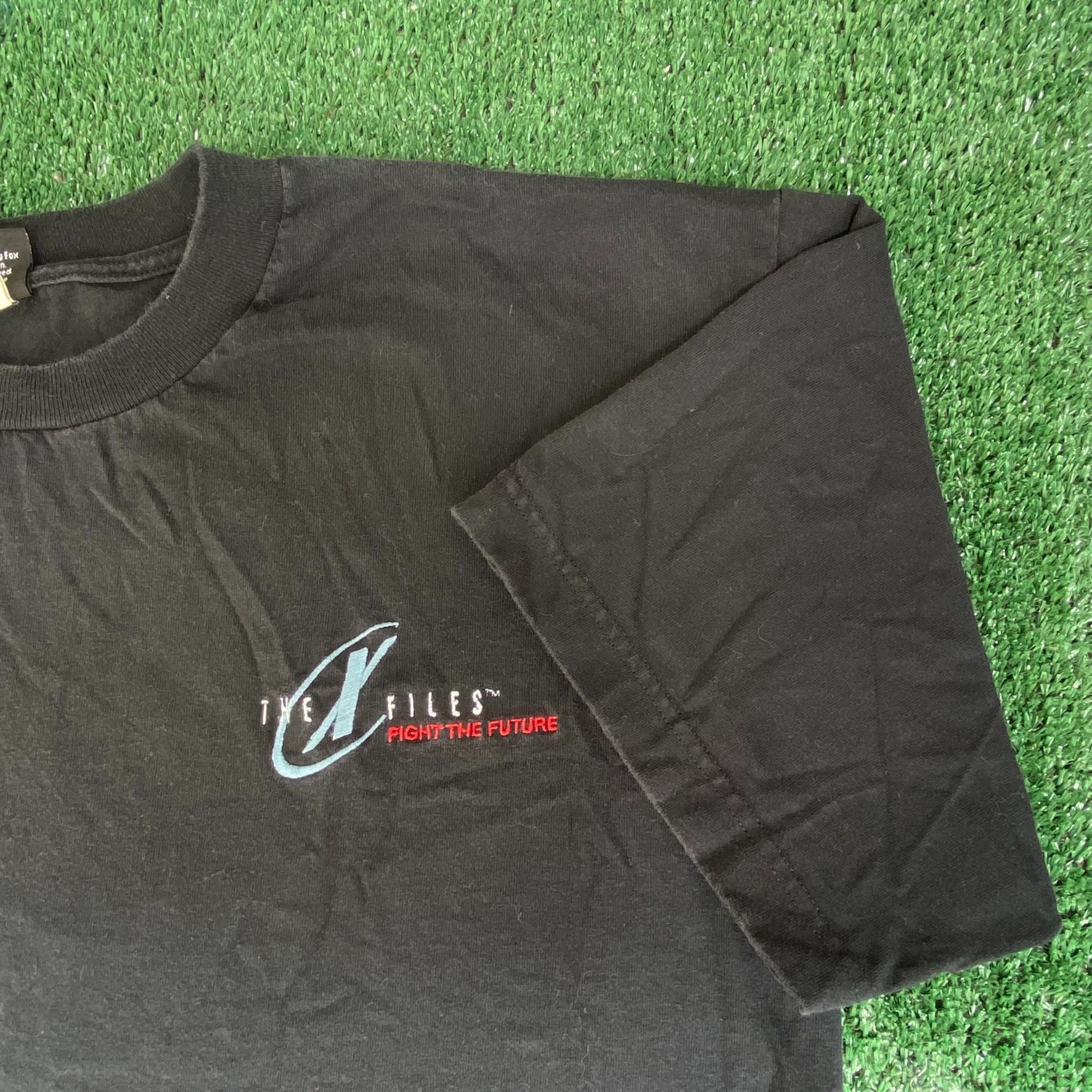 Vintage Vintage 90s The X Files Shirt TV Science Fiction Logo Tee Size US XL / EU 56 / 4 - 4 Thumbnail