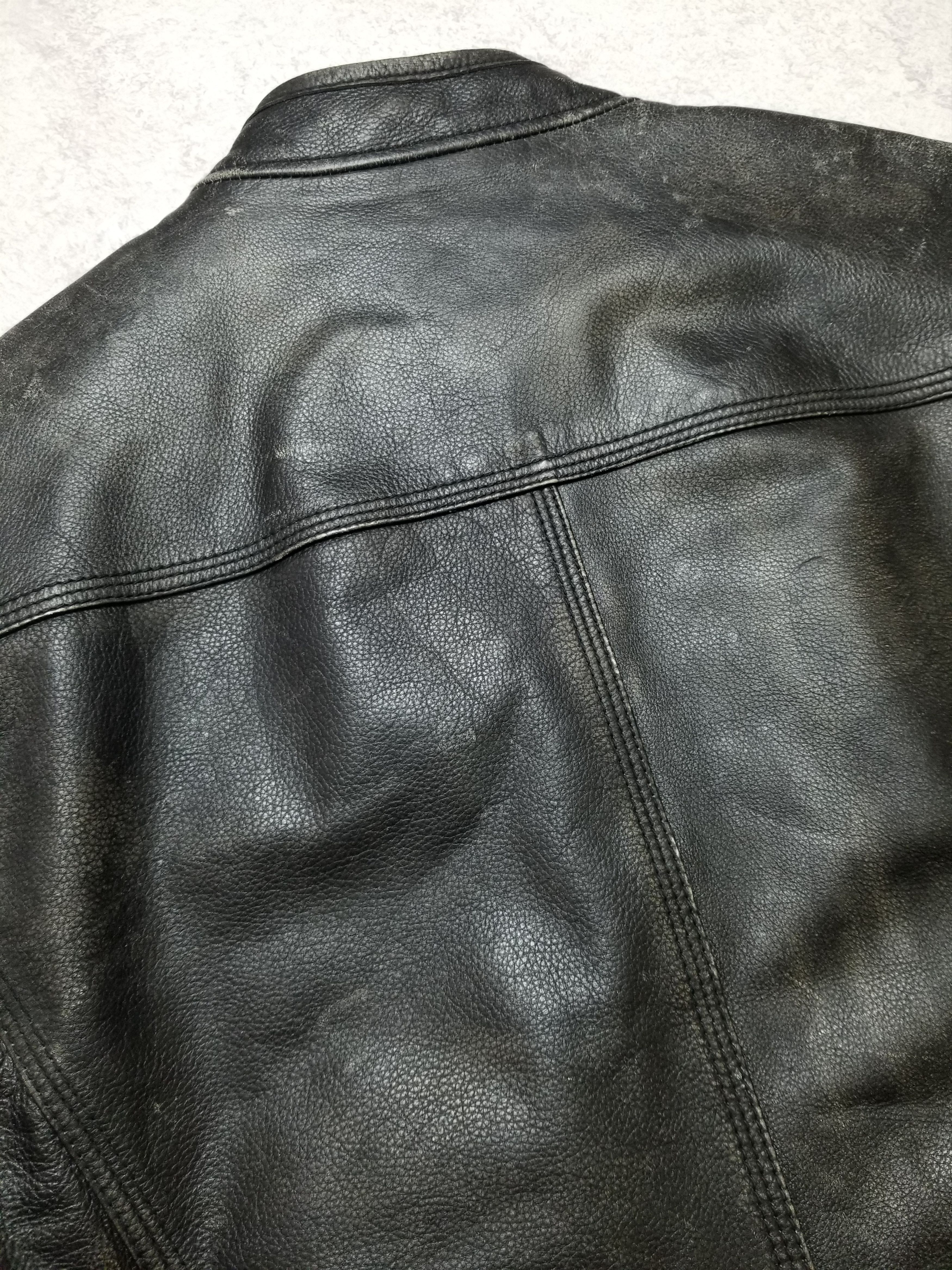Superdry Leather Motorcycle Jacket RARE Limited UK Indian Chief Size US L / EU 52-54 / 3 - 4 Thumbnail