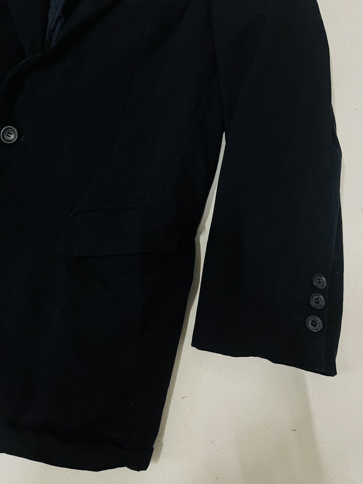 Issey Miyake × Japanese Brand Issey Miyake Product Navy Blue Blazer Size US M / EU 48-50 / 2 - 5 Thumbnail