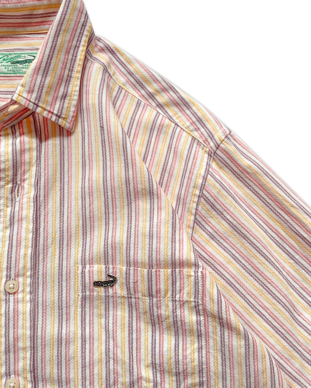 Other Boxy Shirt - Crocodile Pink Purple Yellow Square Pattern Size L / US 10 / IT 46 - 6 Thumbnail