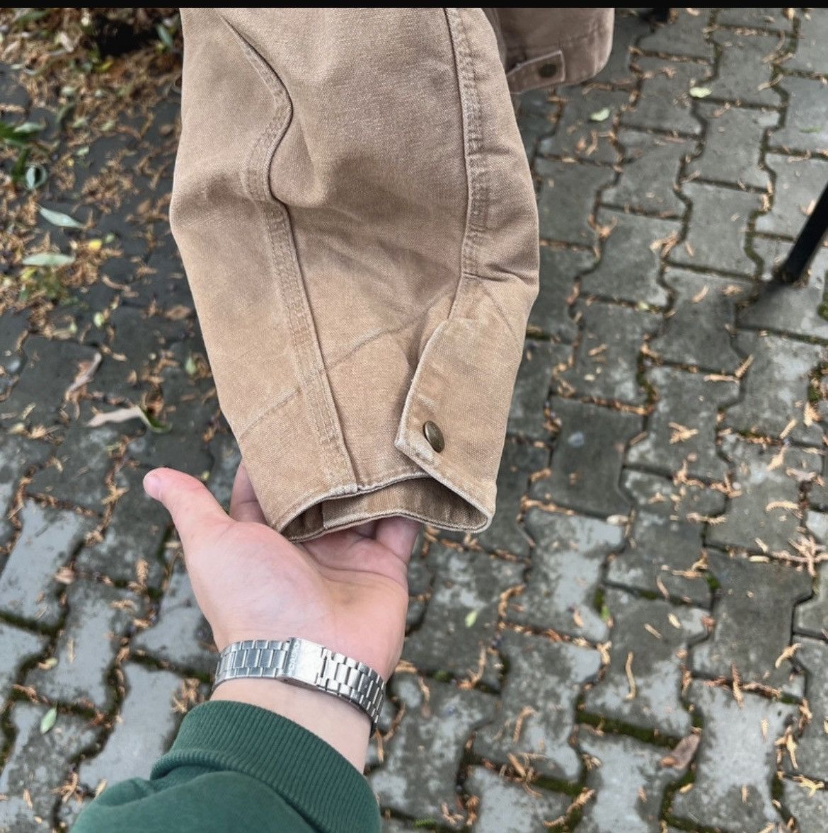 Carhartt detroit camel jacket vintage J97CML