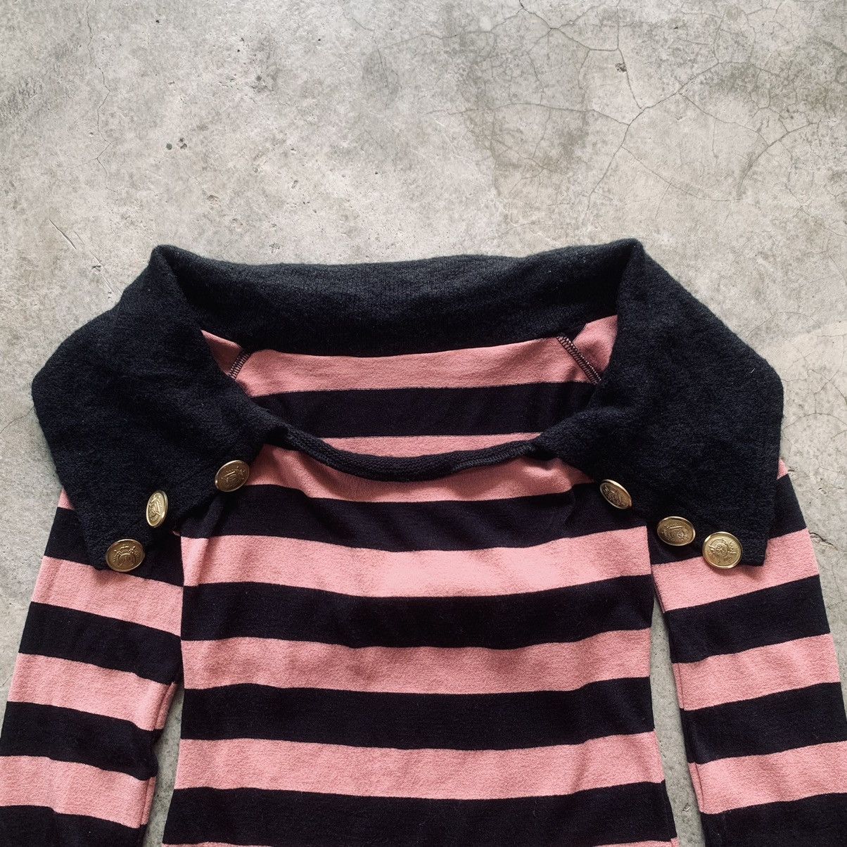Japanese Brand 2000’s d.i.a gothic stripes jumper Size XS / US 0-2 / IT 36-38 - 5 Thumbnail