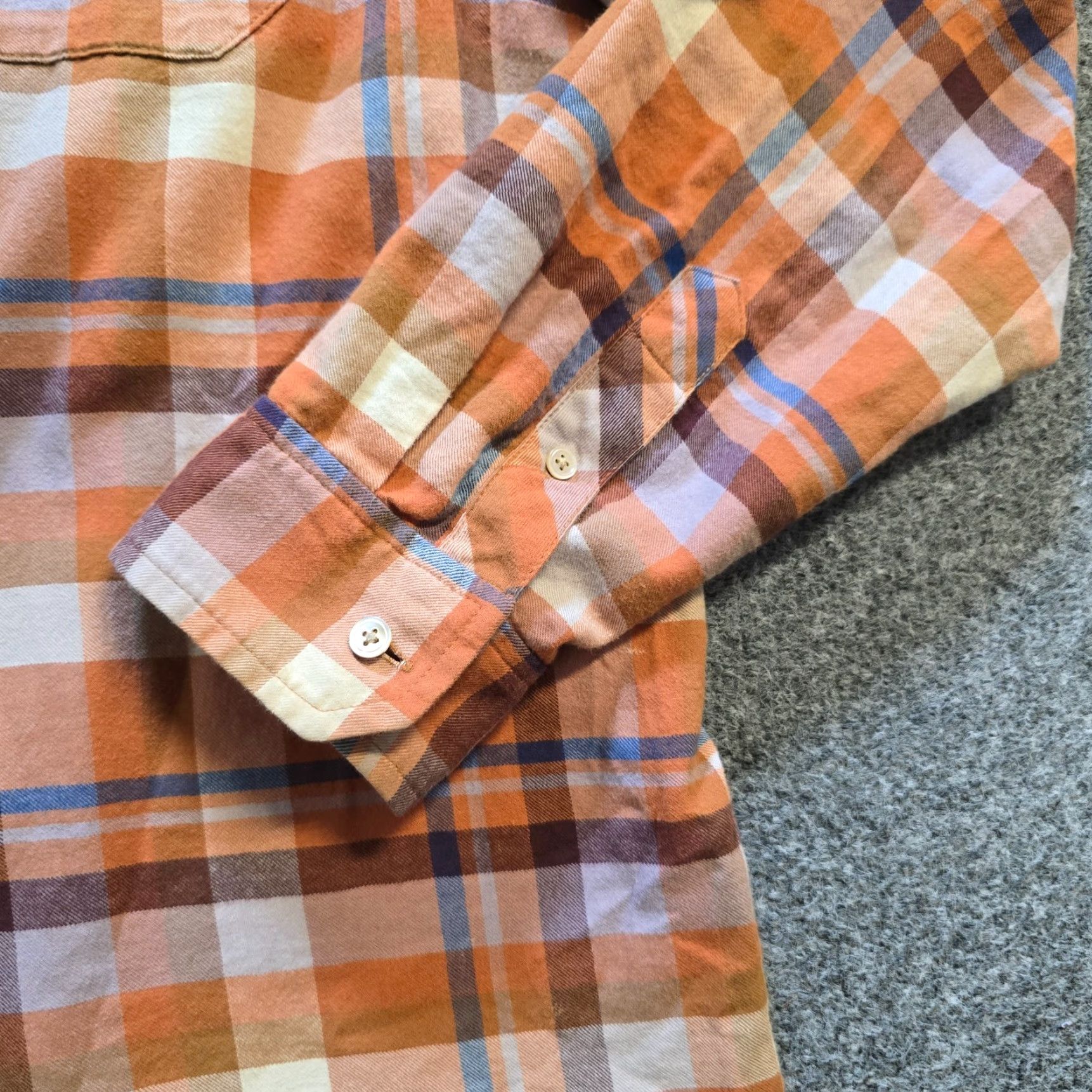 Vintage LL Bean Signature Top Womens Size Large Brown Plaid Button Long Sleeve Casual Shirt Size L / US 10 / IT 46 - 4 Thumbnail