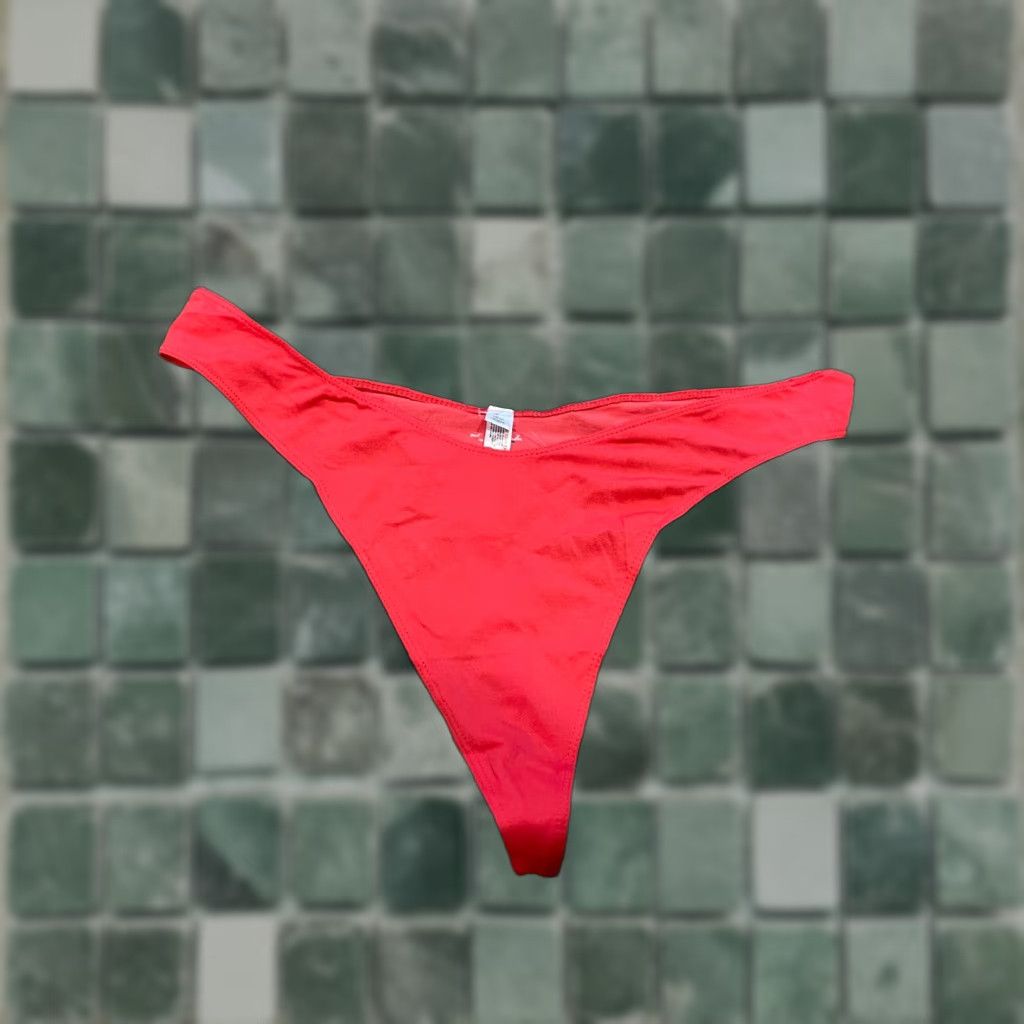Urban Outfitters Urban Outfitters Thong Underwear Womens XL Coral Pink Thong/String XL Women's Panties Love Size ONE SIZE - 1 Thumbnail