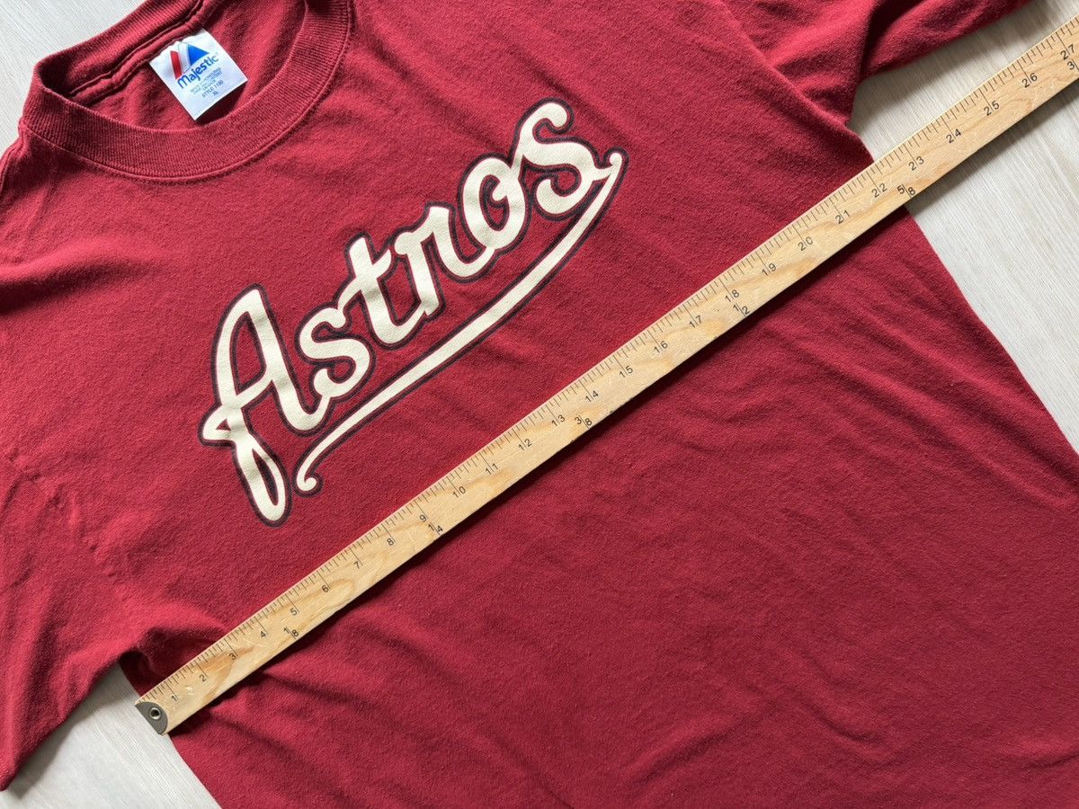 Vintage Vintage Houston Astros Tee Sz XL Brick Red Script Sz XL Size US XL / EU 56 / 4 - 3 Thumbnail