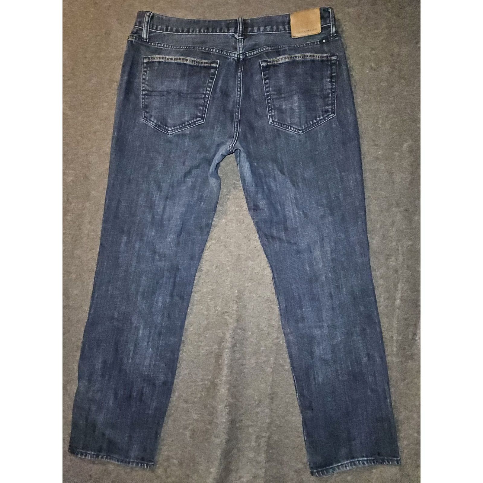 Lucky Brand Lucky Brand 121 Heritage Slim Straight Jeans Men 36x30 Mid Blue Solid Stretch Pocket Preppy Size US 36 / EU 52 - 7 Thumbnail