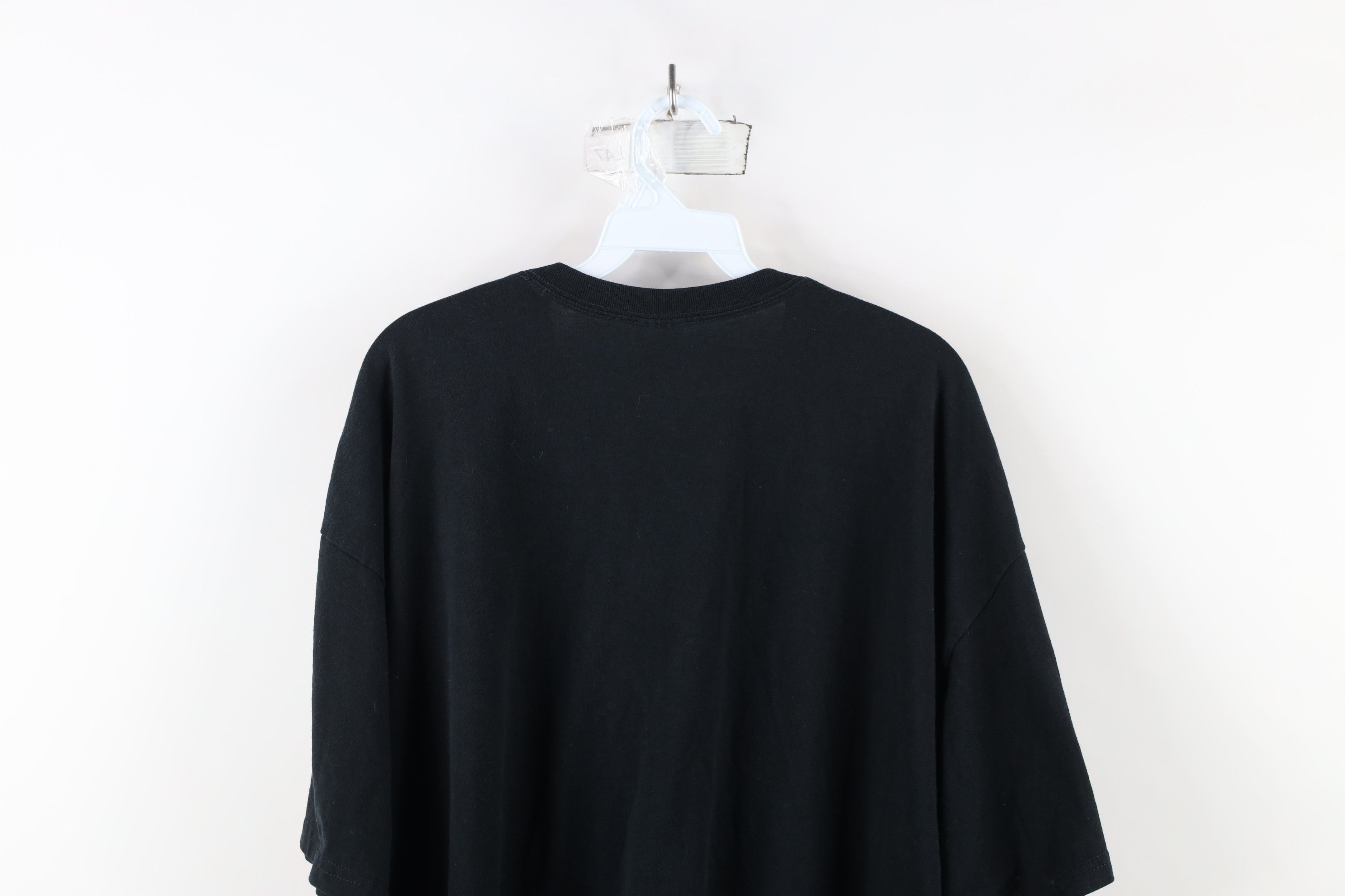 Vintage Vintage 90s Y2K Streetwear Blank Short Sleeve T-Shirt Black Size US XXL / EU 58 / 5 - 10 Thumbnail