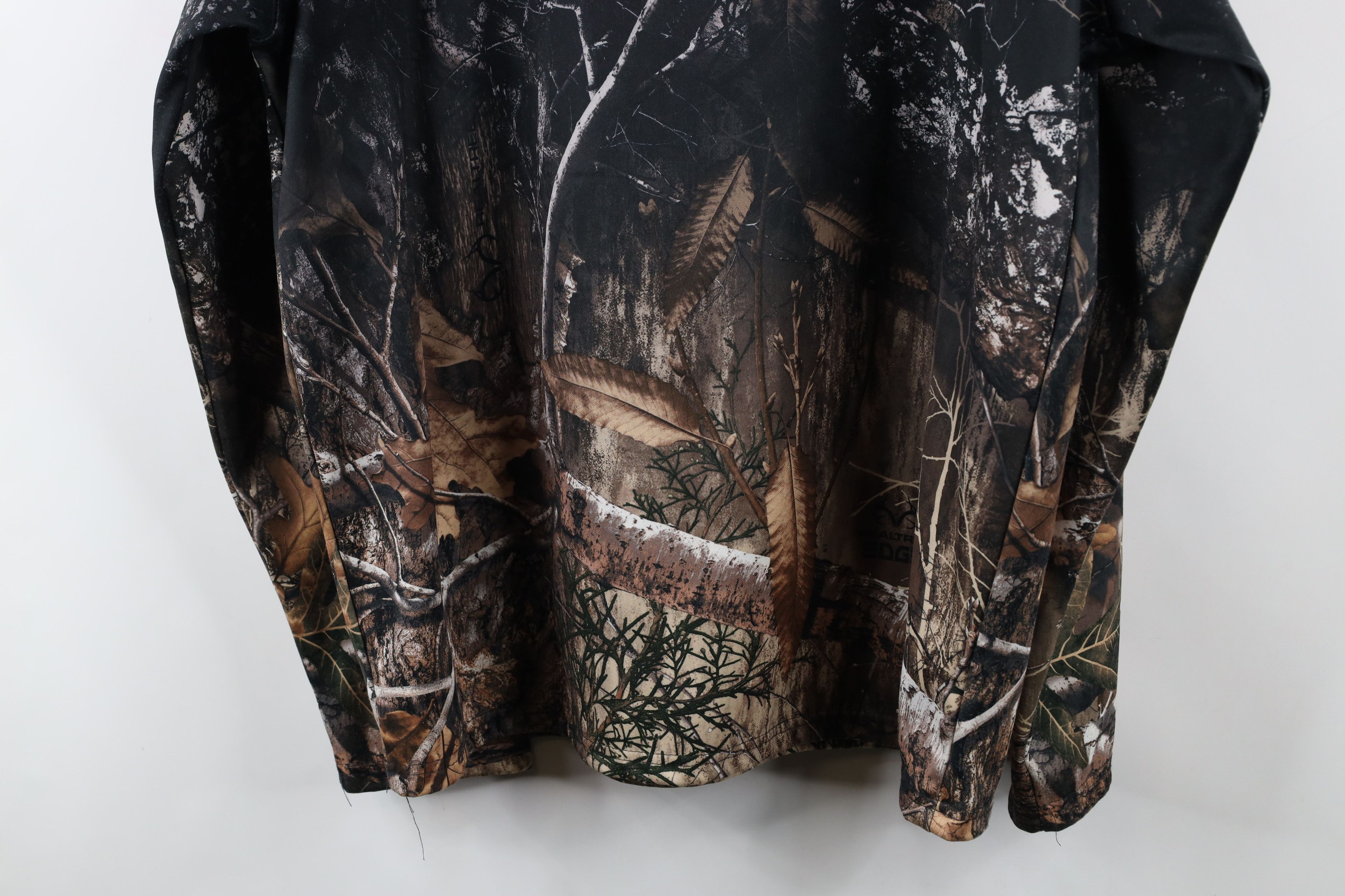 Vintage Vintage Camouflage Dame University Half Zip Pullover Sweater Size US XL / EU 56 / 4 - 12 Thumbnail