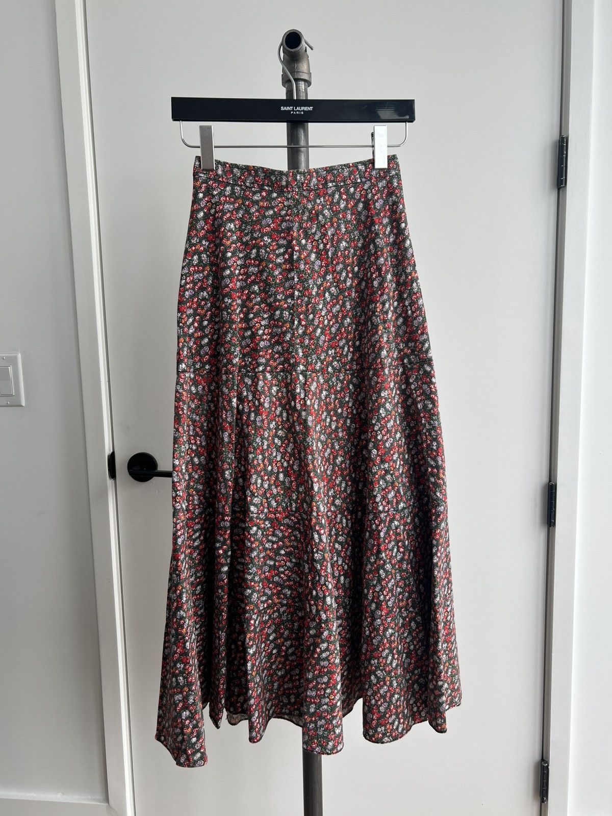 Junya Watanabe SS02 Floral Maxi Skirt Size 26" / US 2 / IT 38 - 1 Thumbnail