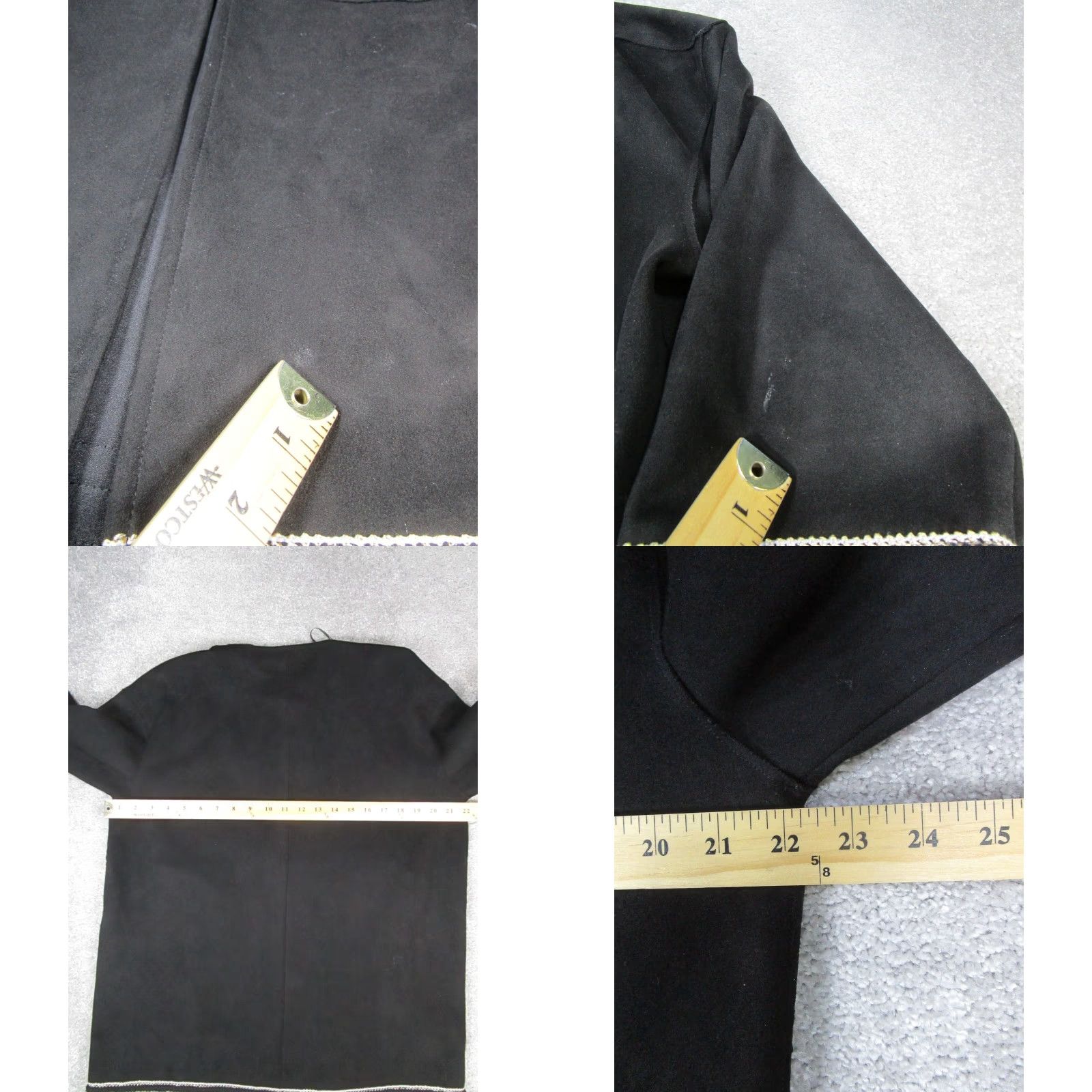 Zara Zara Jacket Womens Small Black Open Front Size S / US 4 / IT 40 - 9 Thumbnail