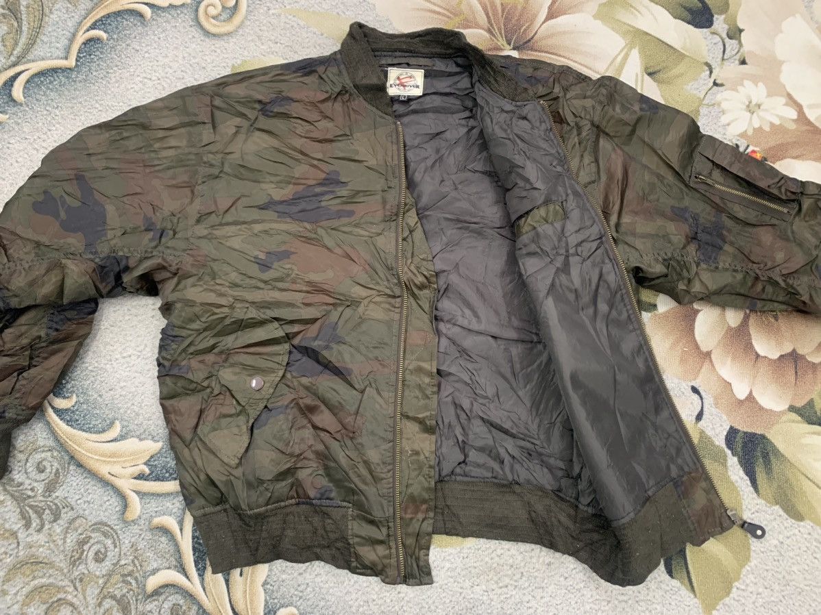 Japanese Brand Evenriver Camo Bomber Jacket Size US L / EU 52-54 / 3 - 4 Thumbnail