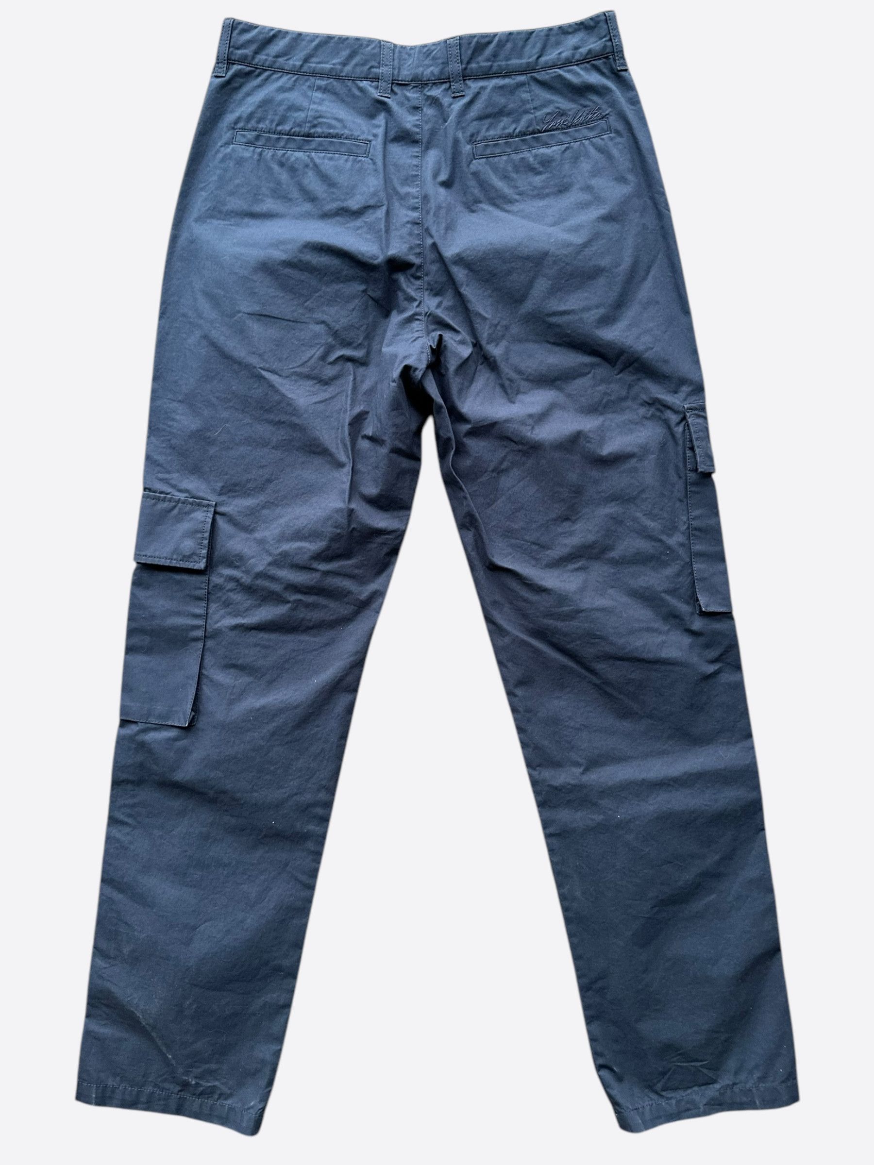 Louis Vuitton Louis Vuitton Navy Pin Cargo Pants Size US 32 / EU 48 - 2 Thumbnail