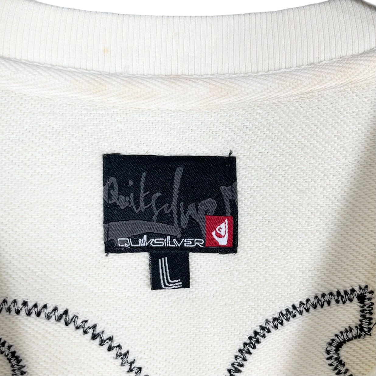 Quiksilver Quiksilver Distressed Sweatshirt Size US L / EU 52-54 / 3 - 6 Thumbnail