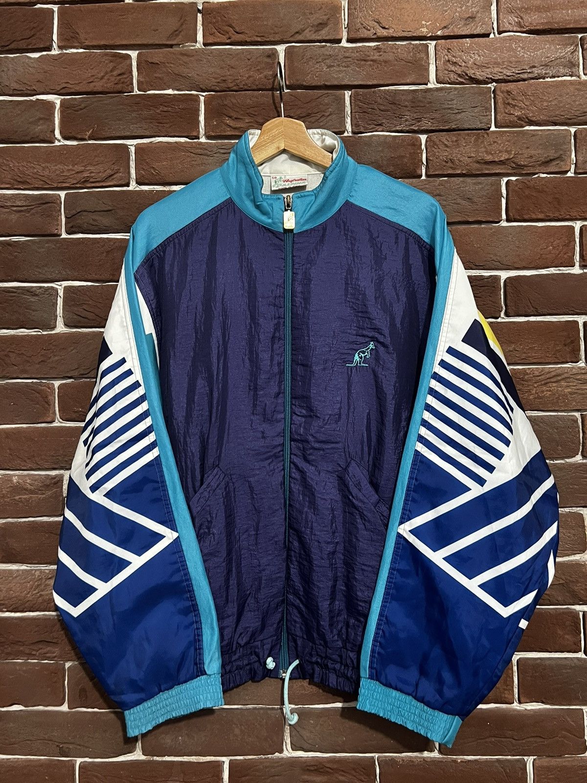 image of Thunderdome x Vintage Australian 90's Tracksuit M Jacket Grail Gabber Wear in Blue (Size Medium)