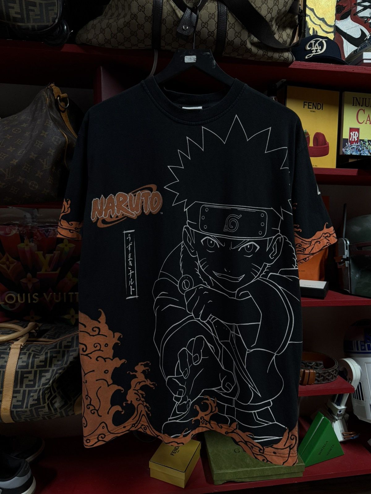 Vintage Vintage 2002 Naruto T-Shirt Rare Adult Size Large Size US L / EU 52-54 / 3 - 7 Thumbnail