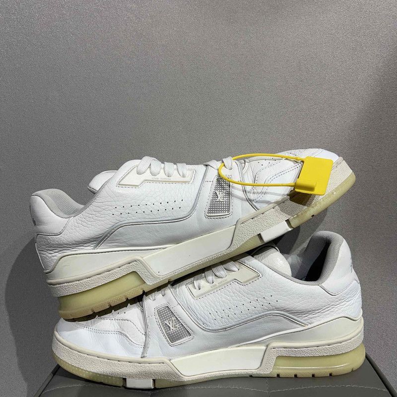 Louis Vuitton Louis Vuitton Trainer Sneakers in White Leather - Size US 8 / EU 41 - 7 Thumbnail