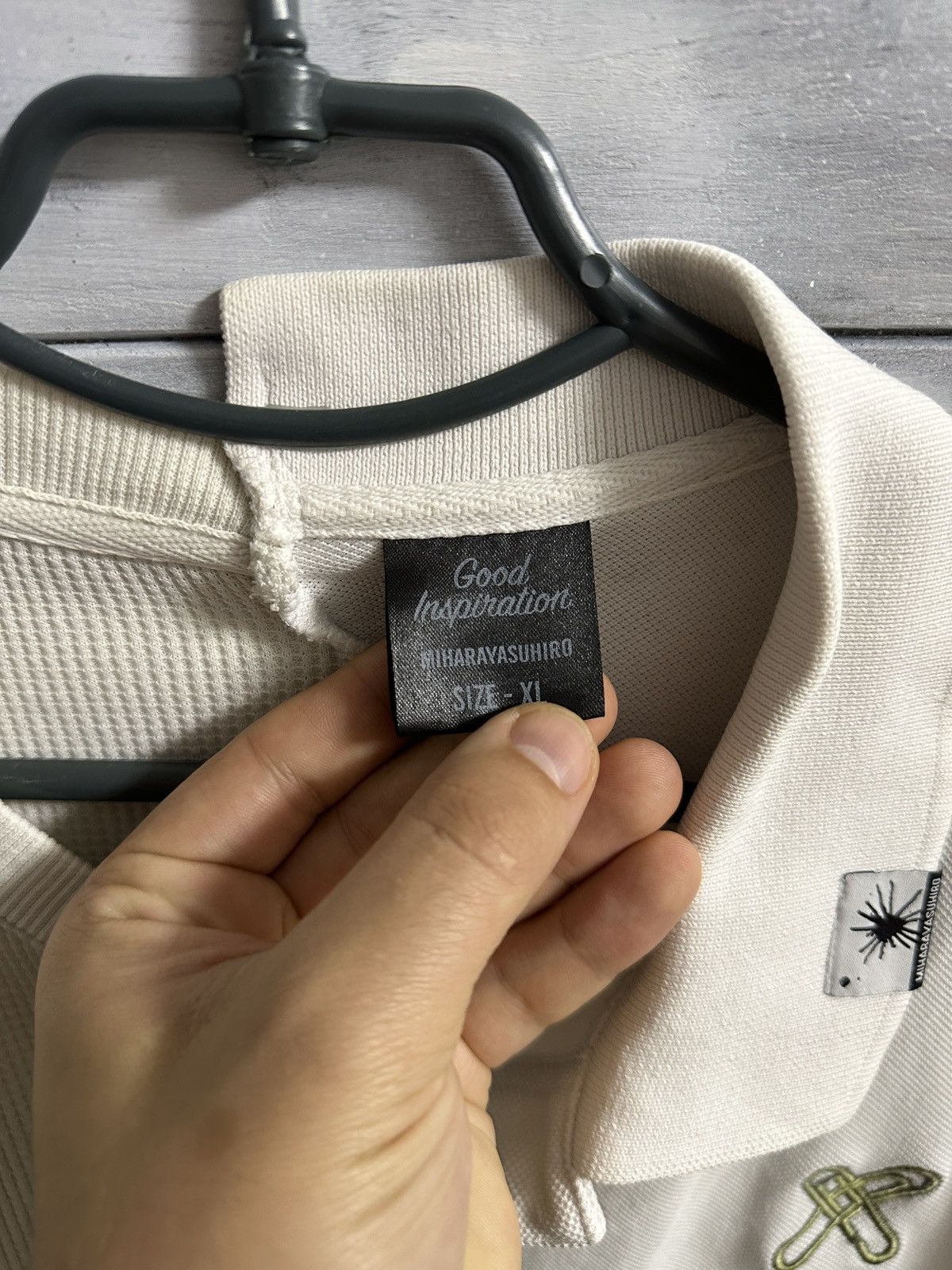 Maison MIHARA YASUHIRO Very Rare Polo Miharayasuhiro Good Inspiration Japan Style Size US XL / EU 56 / 4 - 10 Thumbnail